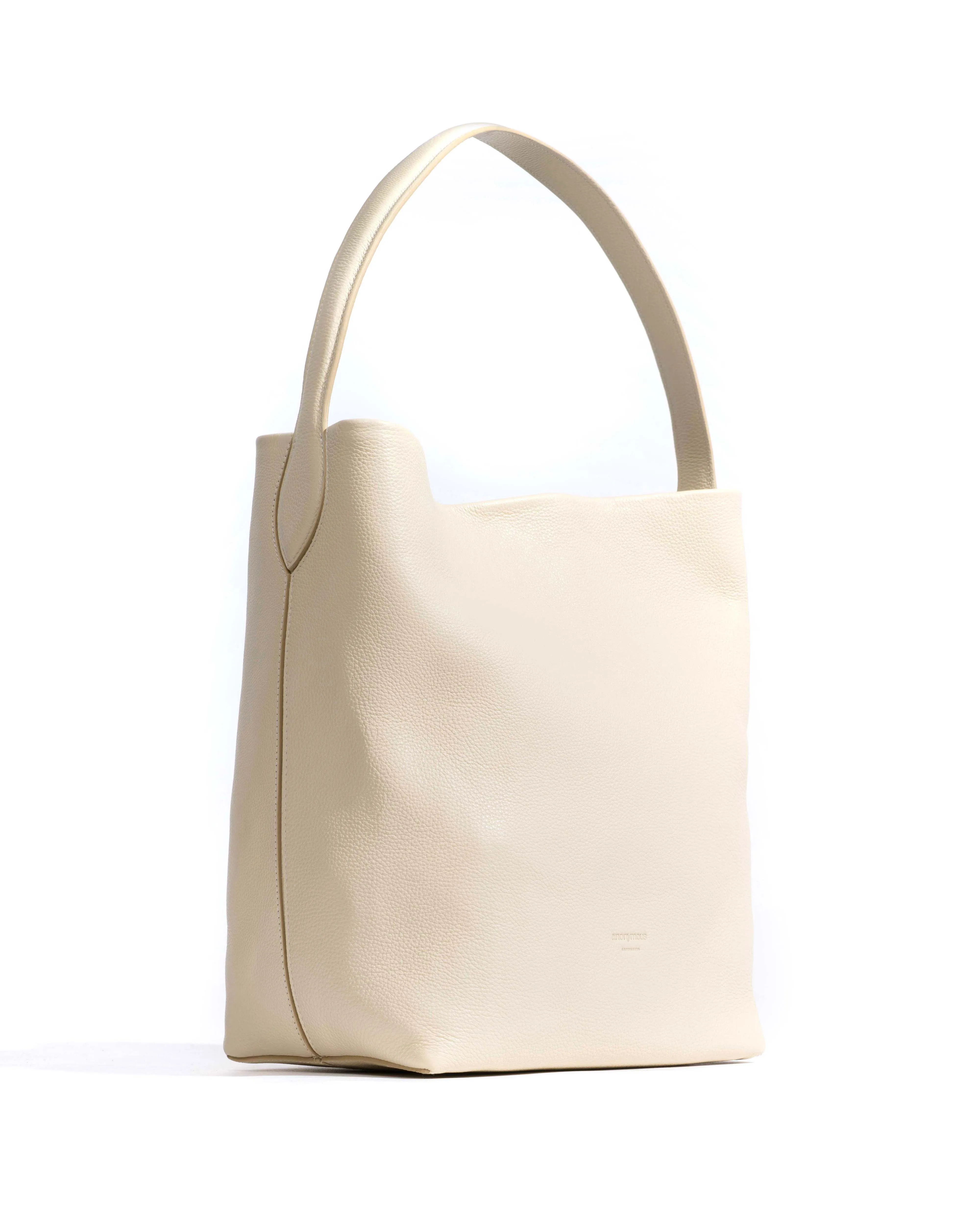 Versa everyday bag Pebbled soft calf White sand sold by Anonymous Copenhagen product image thumbnail 2