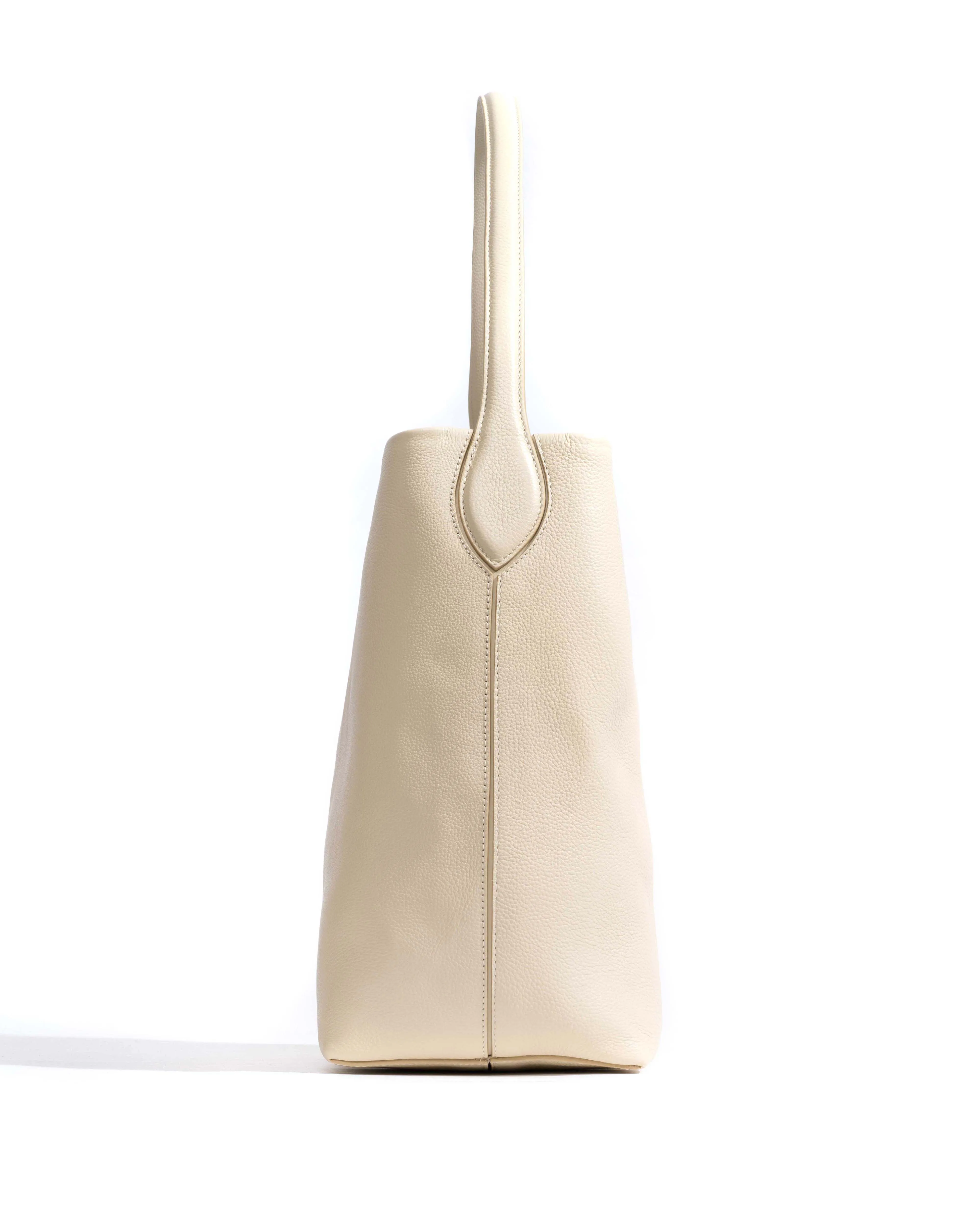Versa everyday bag Pebbled soft calf White sand sold by Anonymous Copenhagen product image thumbnail 3