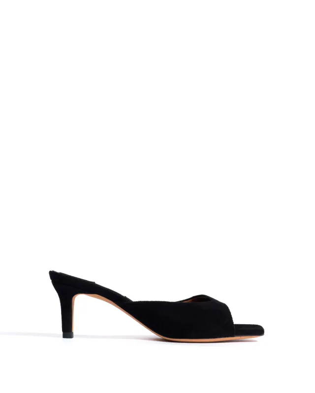 Mazy 55 Calf suede Black made by Anonymous Copenhagen