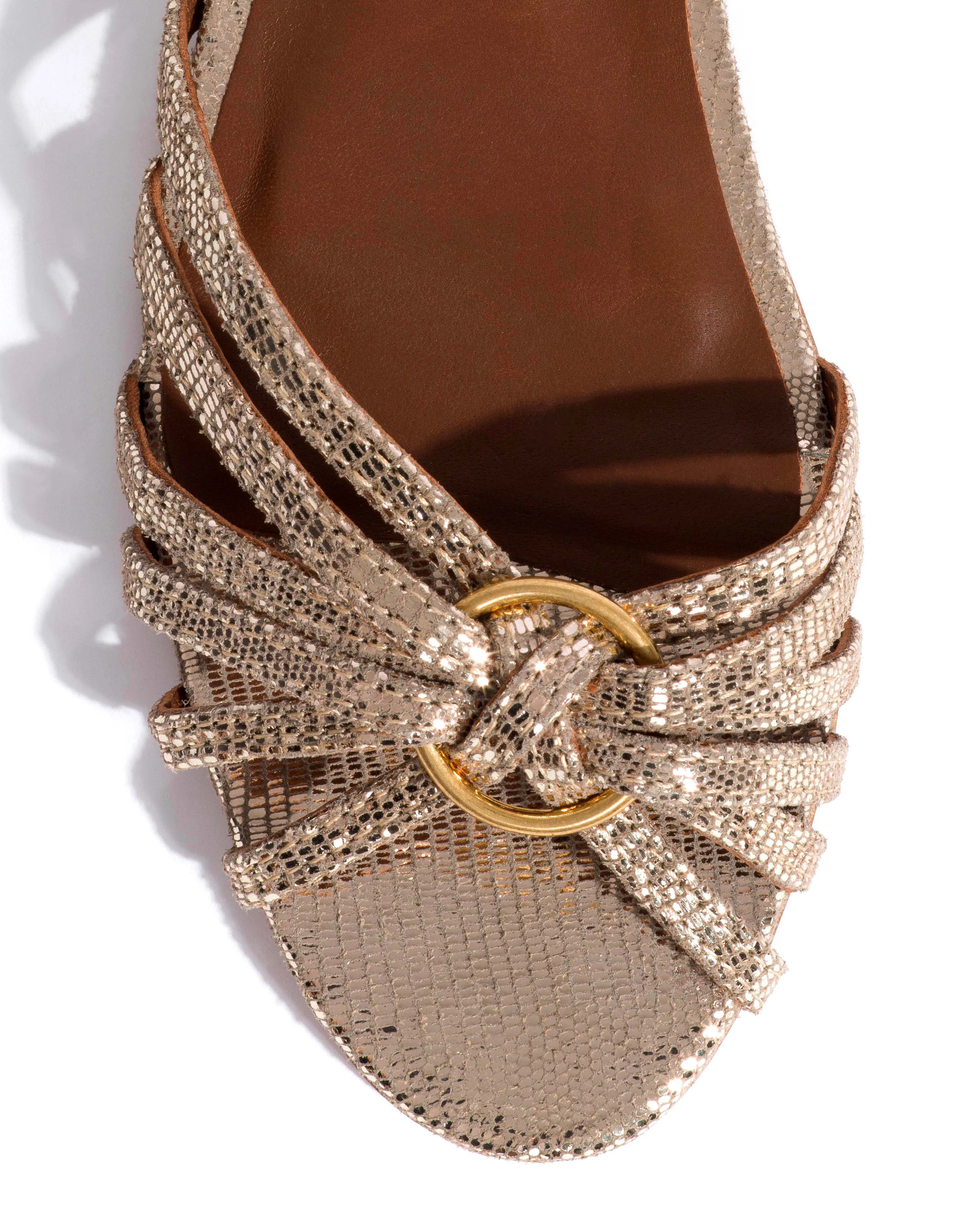 Lopes 10 Lizard metallic goat Vintage champagne sold by Anonymous Copenhagen product image thumbnail 5