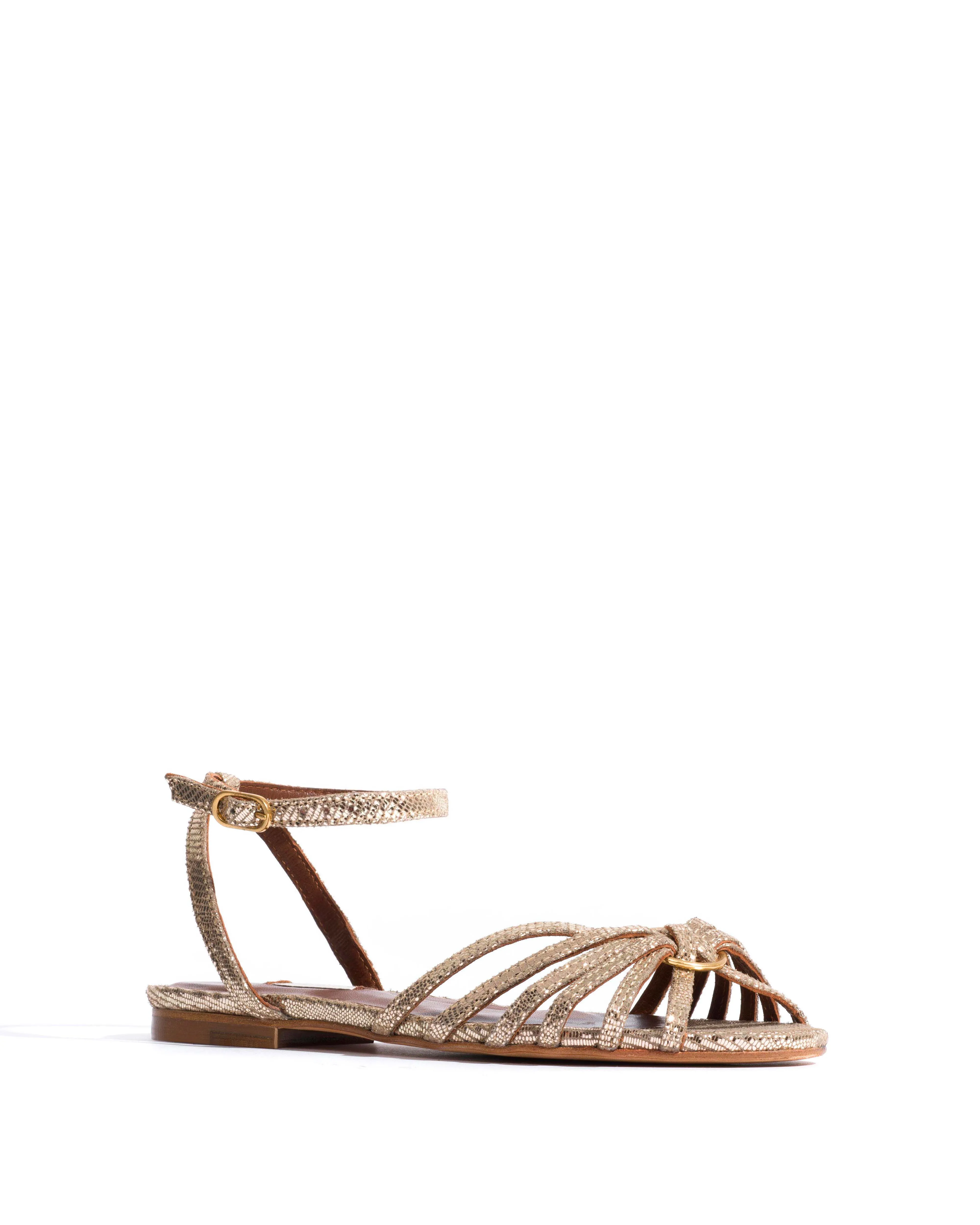 Lopes 10 Lizard metallic goat Vintage champagne sold by Anonymous Copenhagen product image thumbnail 2