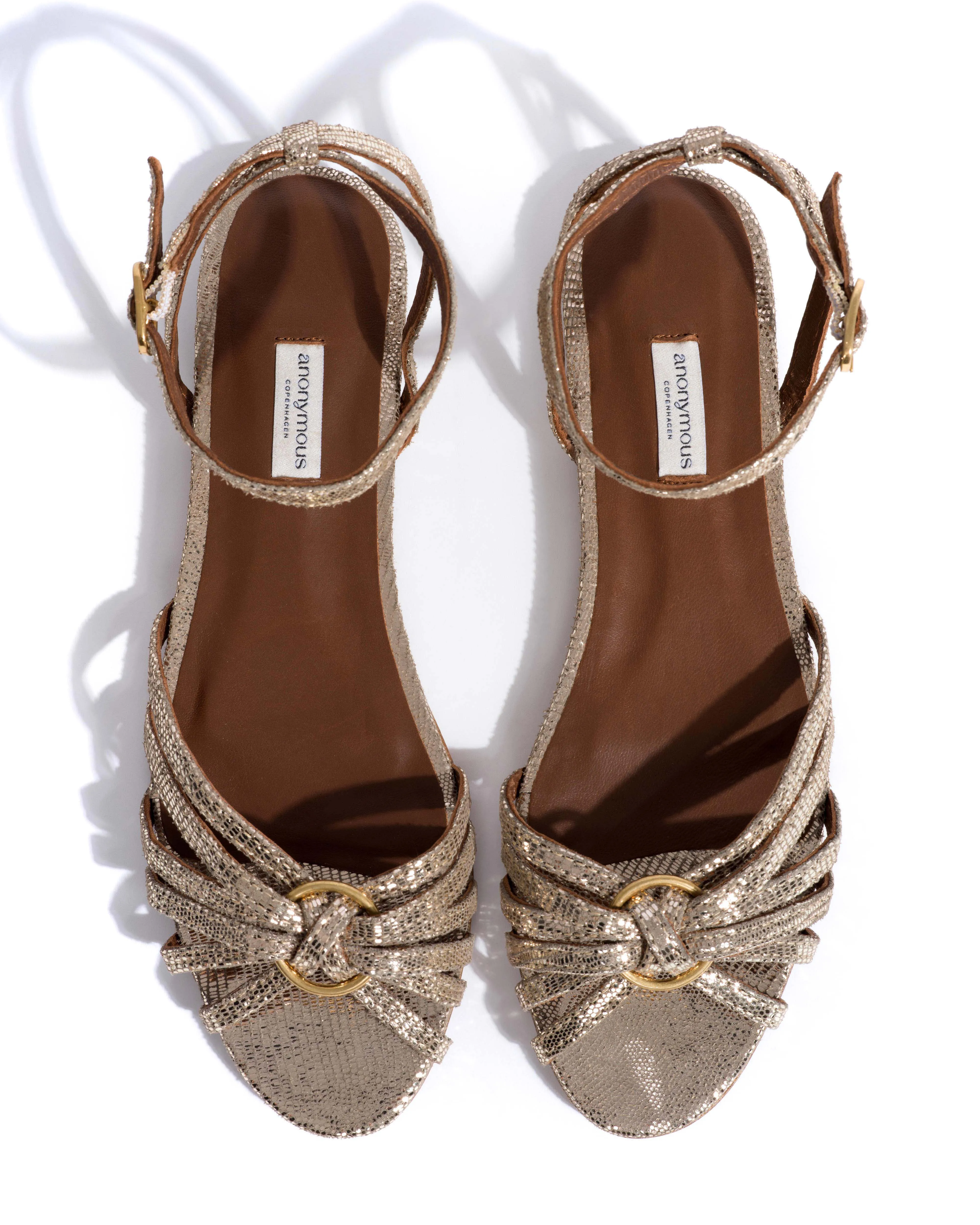 Lopes 10 Lizard metallic goat Vintage champagne sold by Anonymous Copenhagen product image thumbnail 4