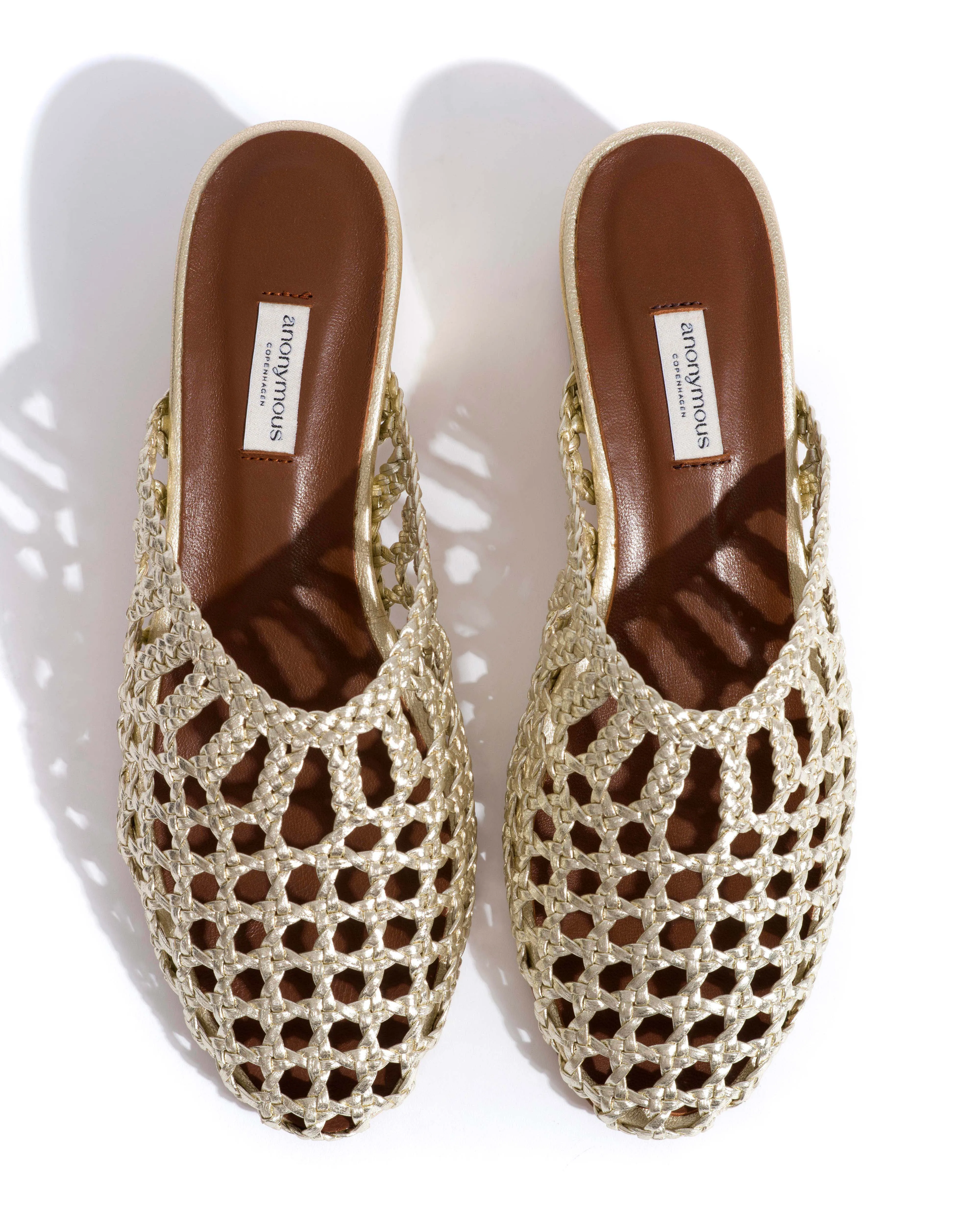Sabrina 40 hand-braided leather Champagne sold by Anonymous Copenhagen product image thumbnail 4