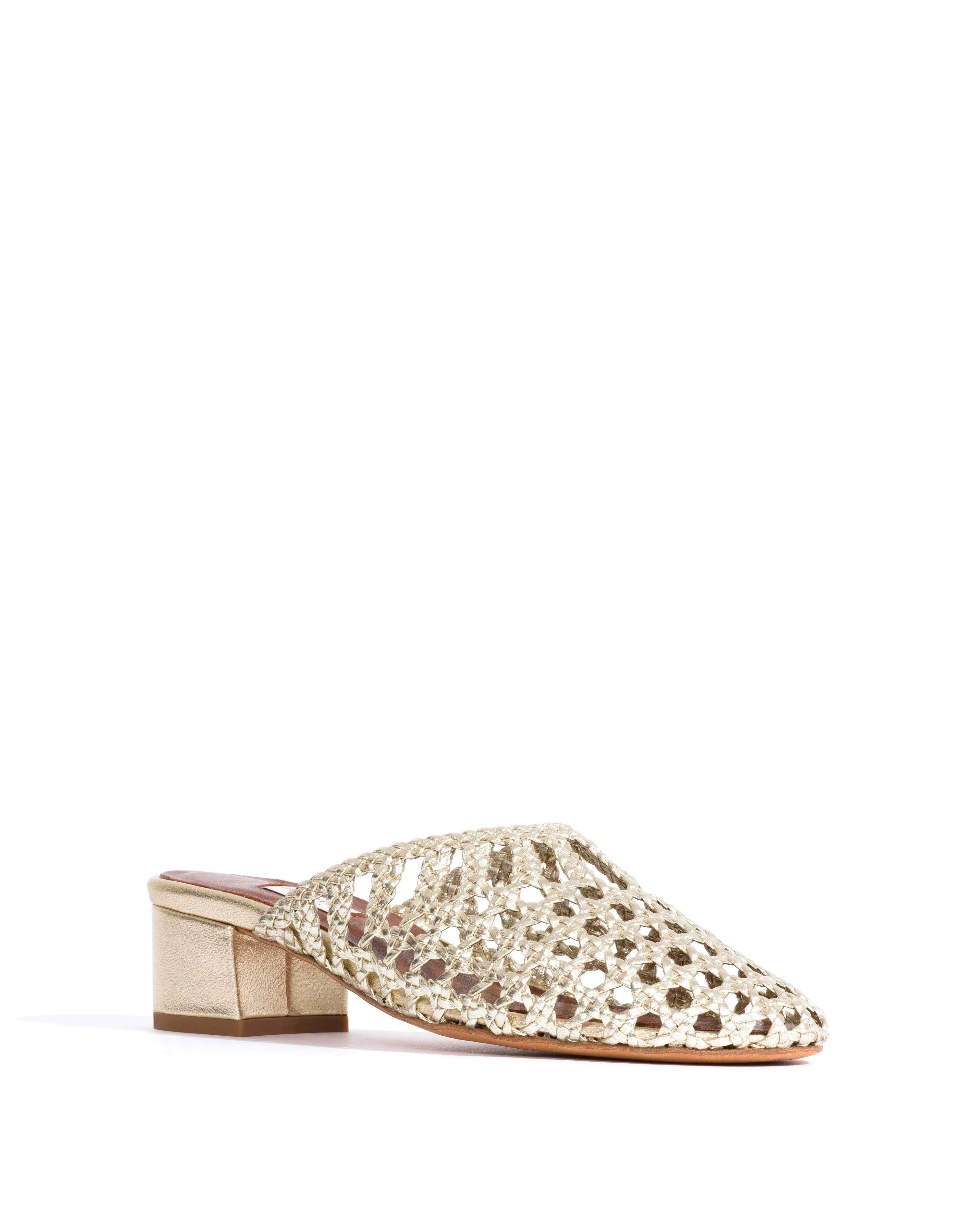 Sabrina 40 hand-braided leather Champagne sold by Anonymous Copenhagen product image thumbnail 2