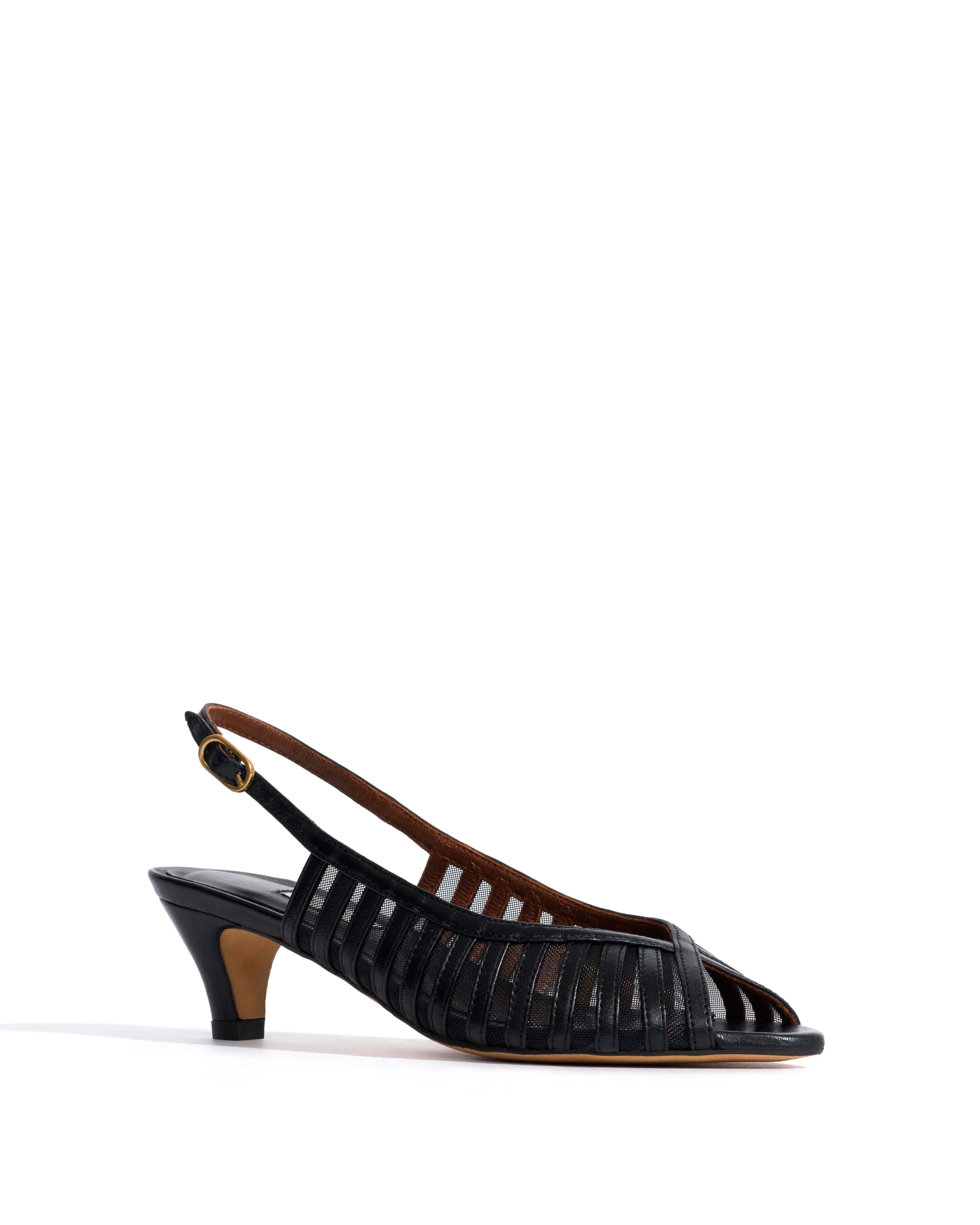 Carminho 40 mesh Shiny lamb & mesh Black sold by Anonymous Copenhagen product image thumbnail 2