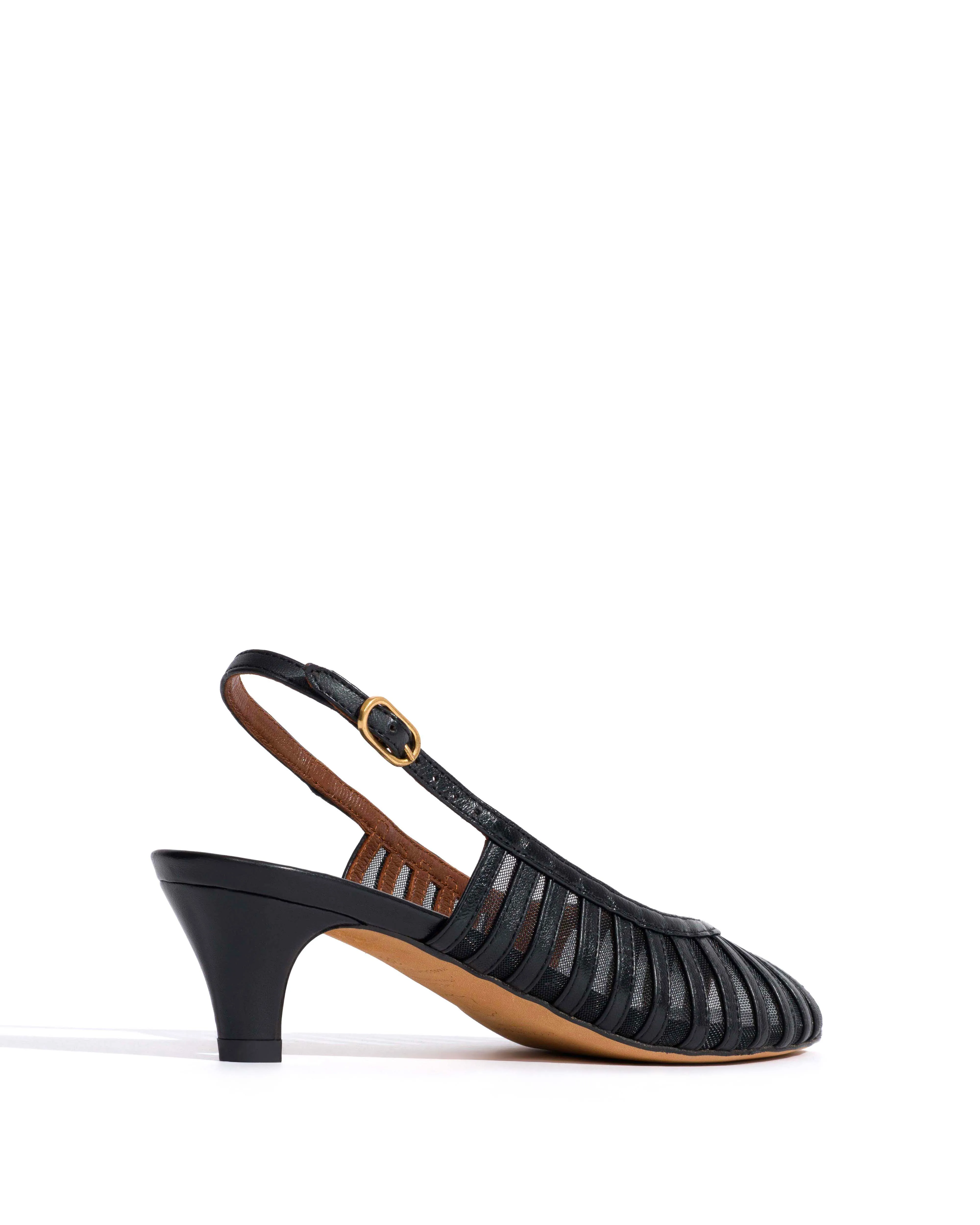 Carminho 40 mesh Shiny lamb & mesh Black sold by Anonymous Copenhagen product image thumbnail 3