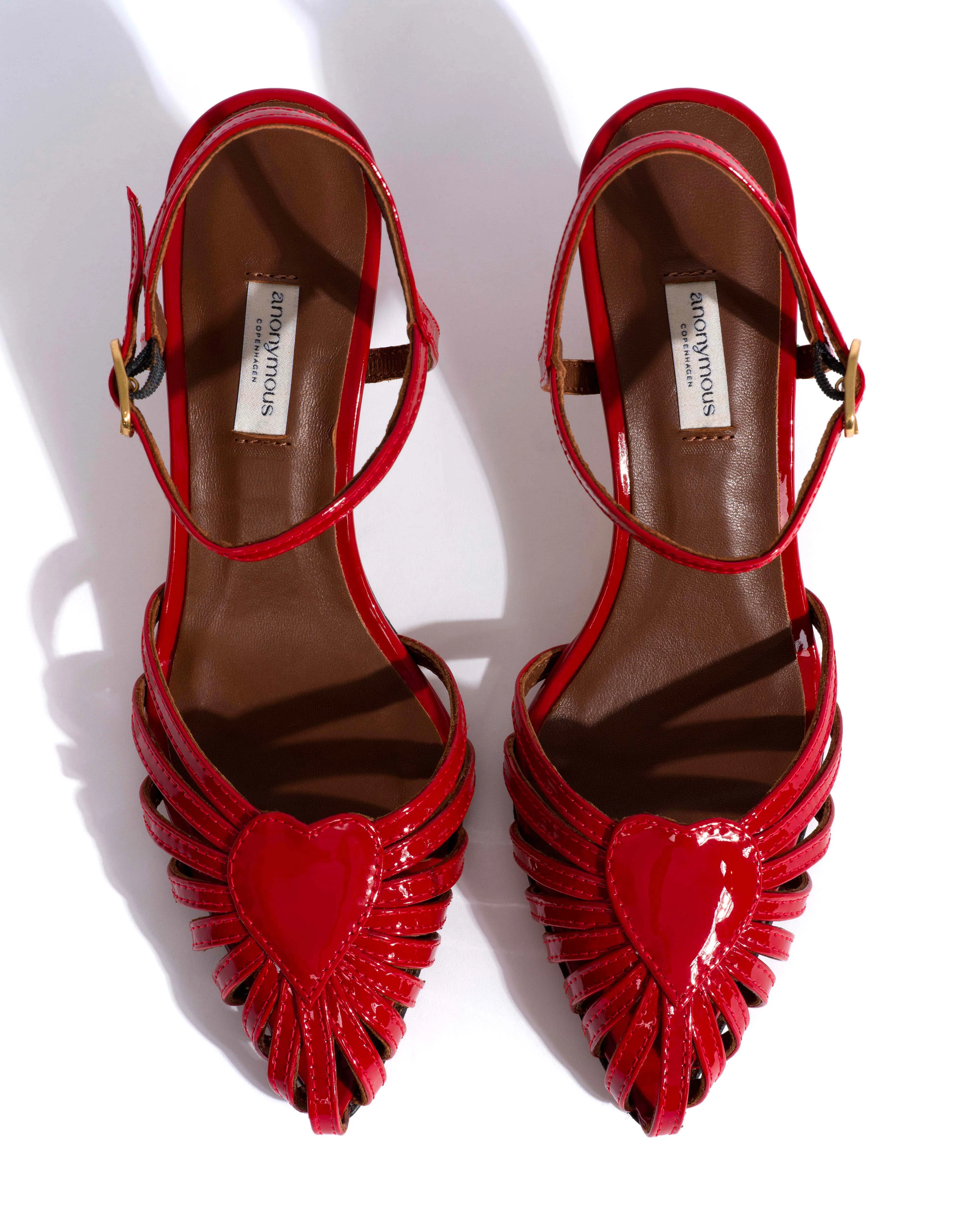 Keesha 55 Polished soft calf Ruby red sold by Anonymous Copenhagen product image thumbnail 4
