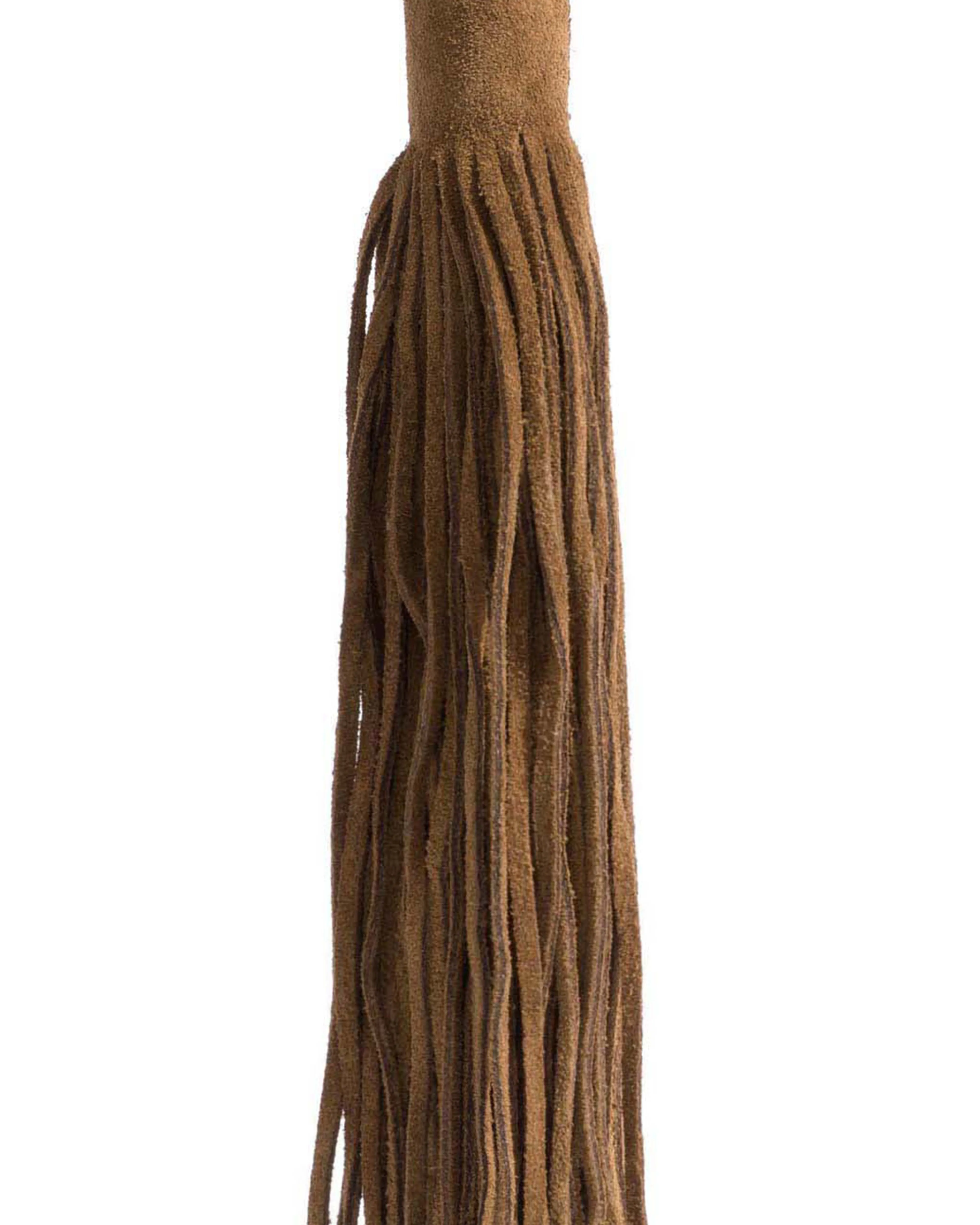 Langley fringe keyring Calf suede Cinnamon sold by Anonymous Copenhagen product image thumbnail 2