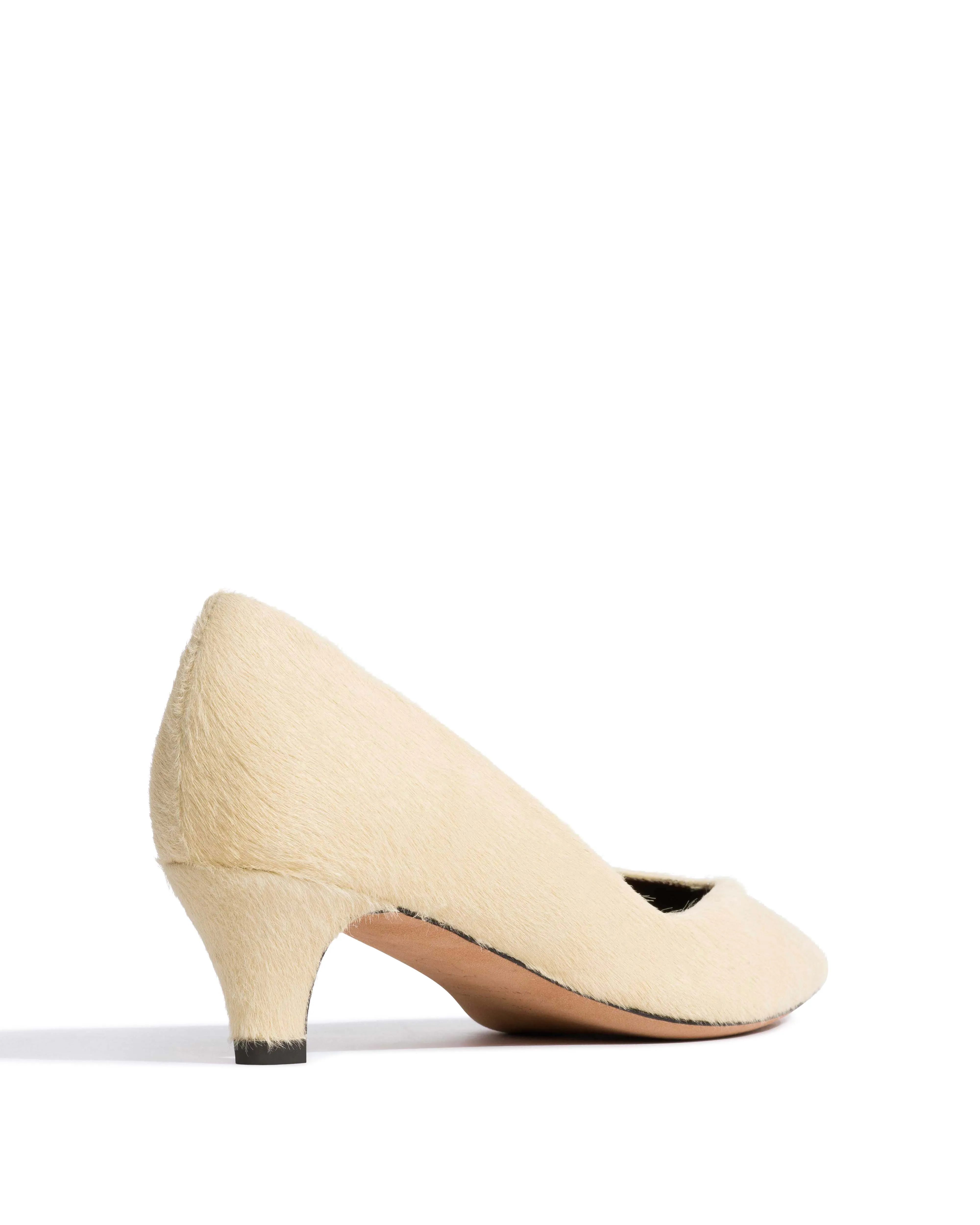 Trini 40 stiletto Calf hair Ivory sold by Anonymous Copenhagen product image thumbnail 3