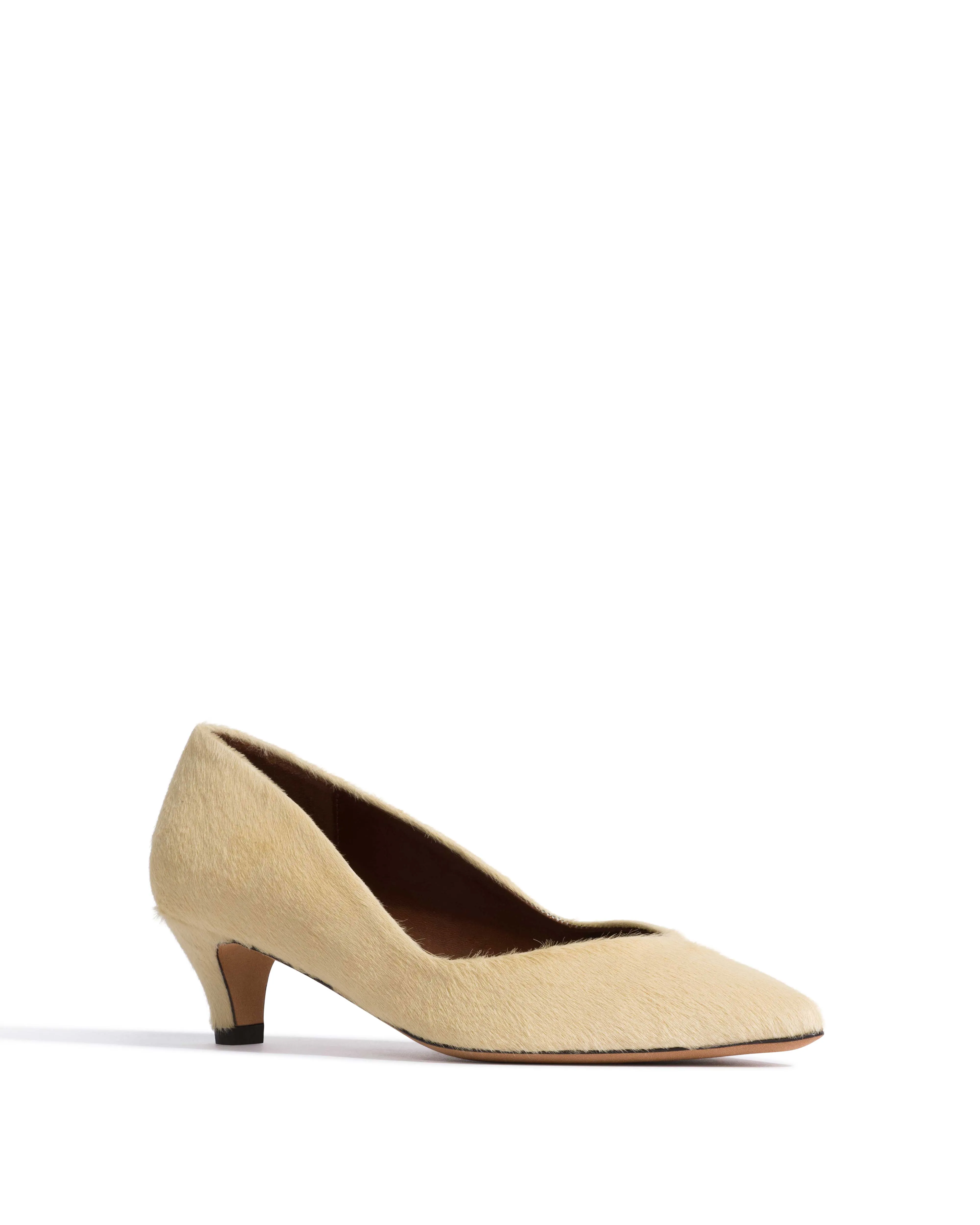 Trini 40 stiletto Calf hair Ivory sold by Anonymous Copenhagen product image thumbnail 2