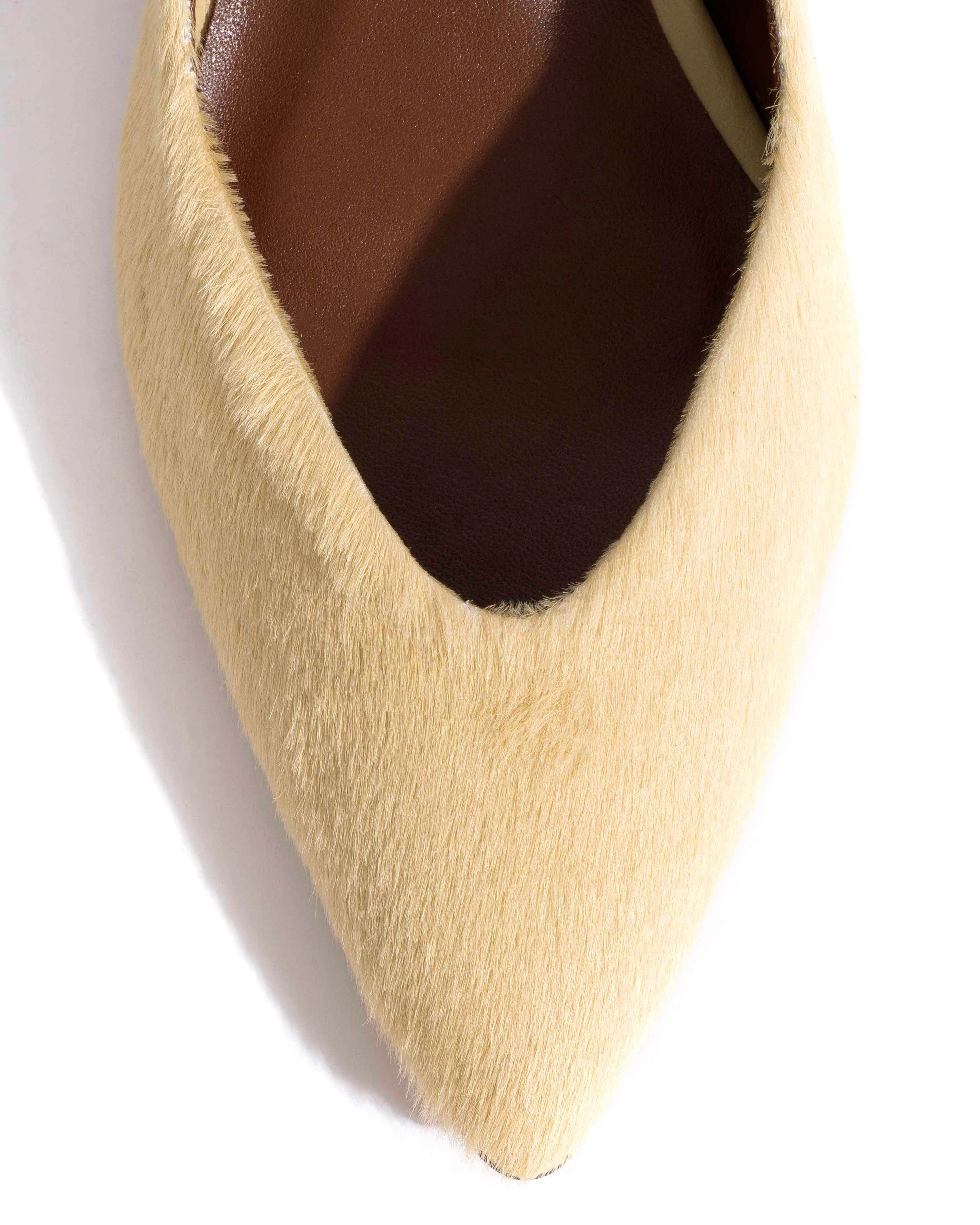 Trini 40 stiletto Calf hair Ivory sold by Anonymous Copenhagen product image thumbnail 5