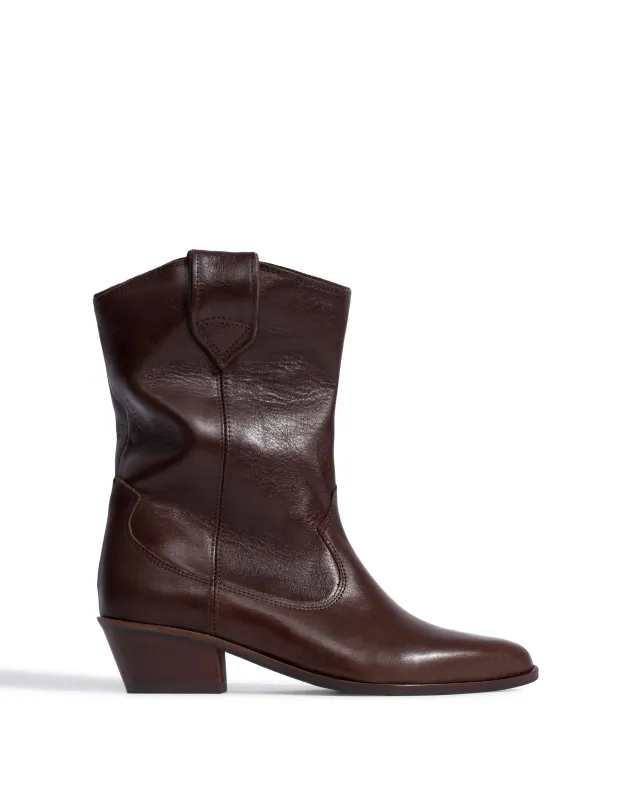 Saseline 35 Vegetal soft calf Coffee brown made by Anonymous Copenhagen