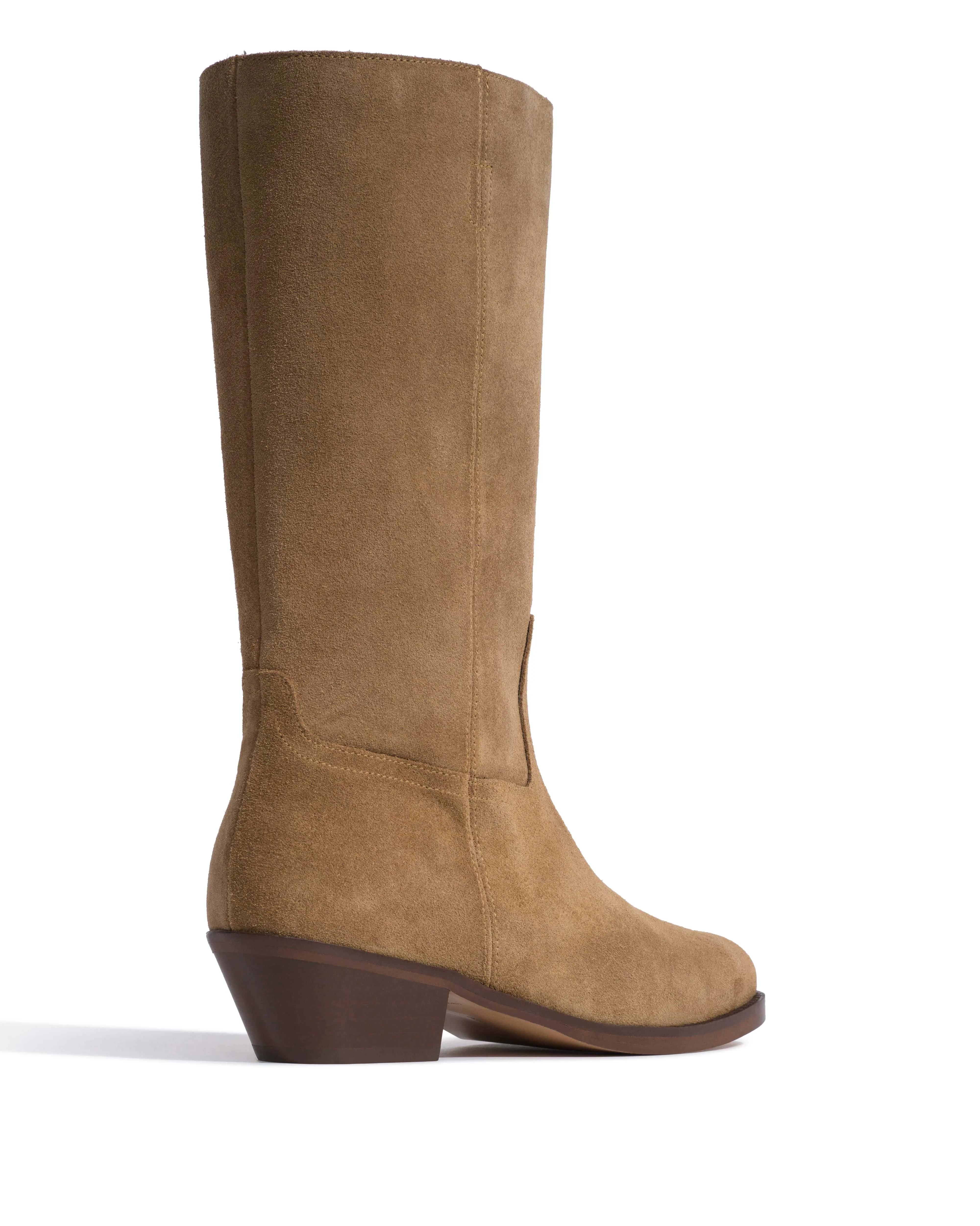 Tarisha Calf suede Dried olive sold by Anonymous Copenhagen product image thumbnail 3
