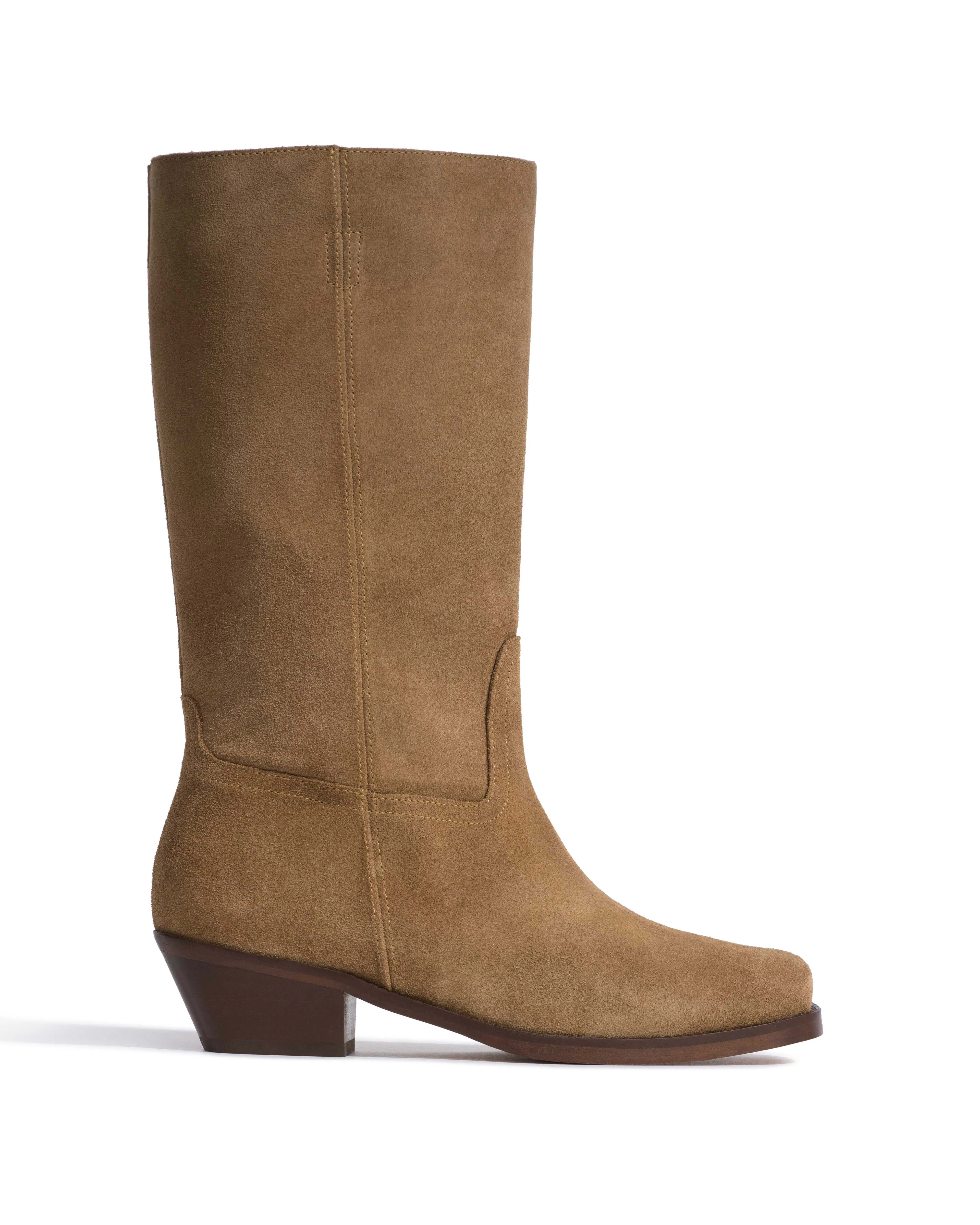 Tarisha Calf suede Dried olive sold by Anonymous Copenhagen
