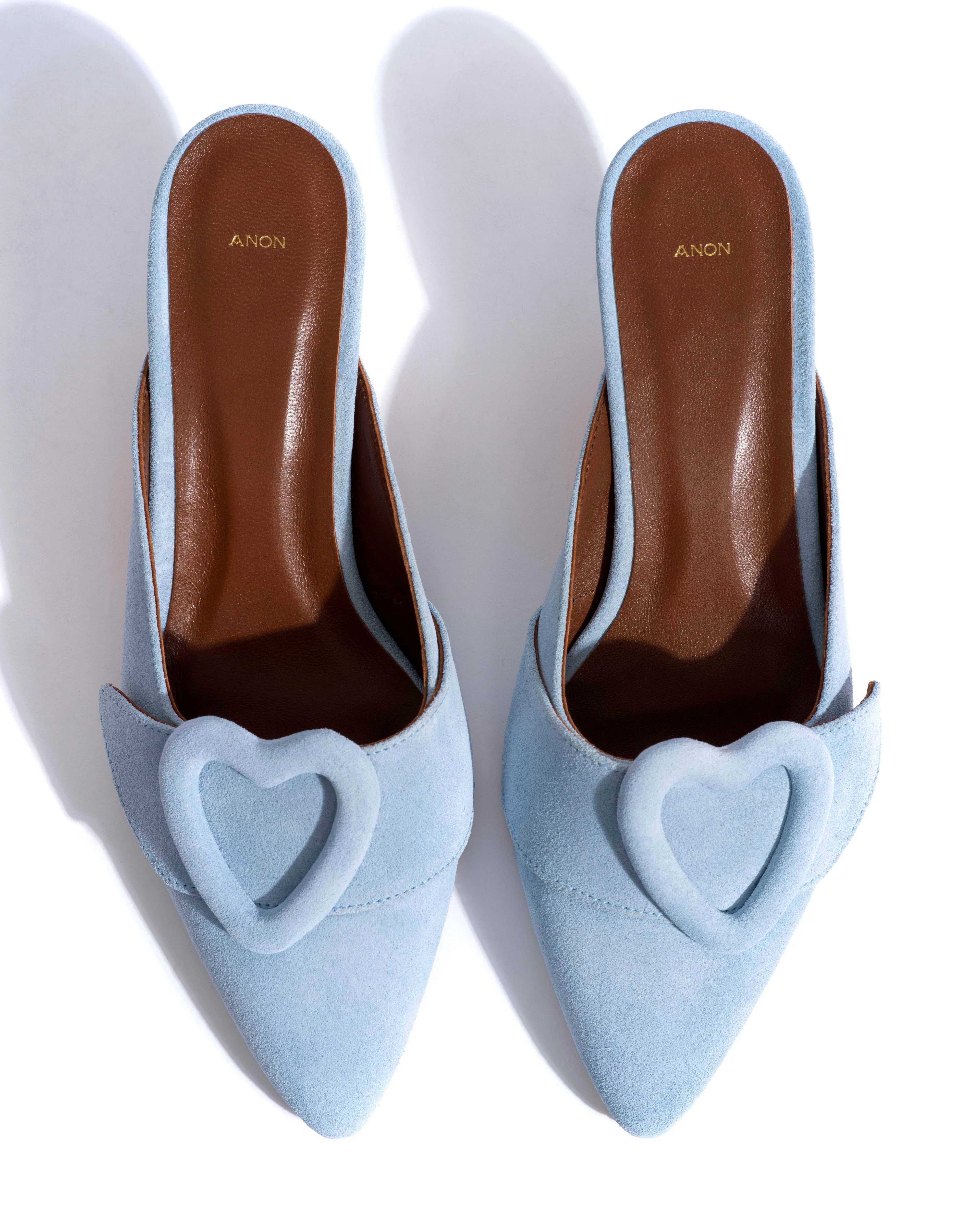 Shila 50 kitten Calf suede Porcelain blue sold by Anonymous Copenhagen product image thumbnail 4