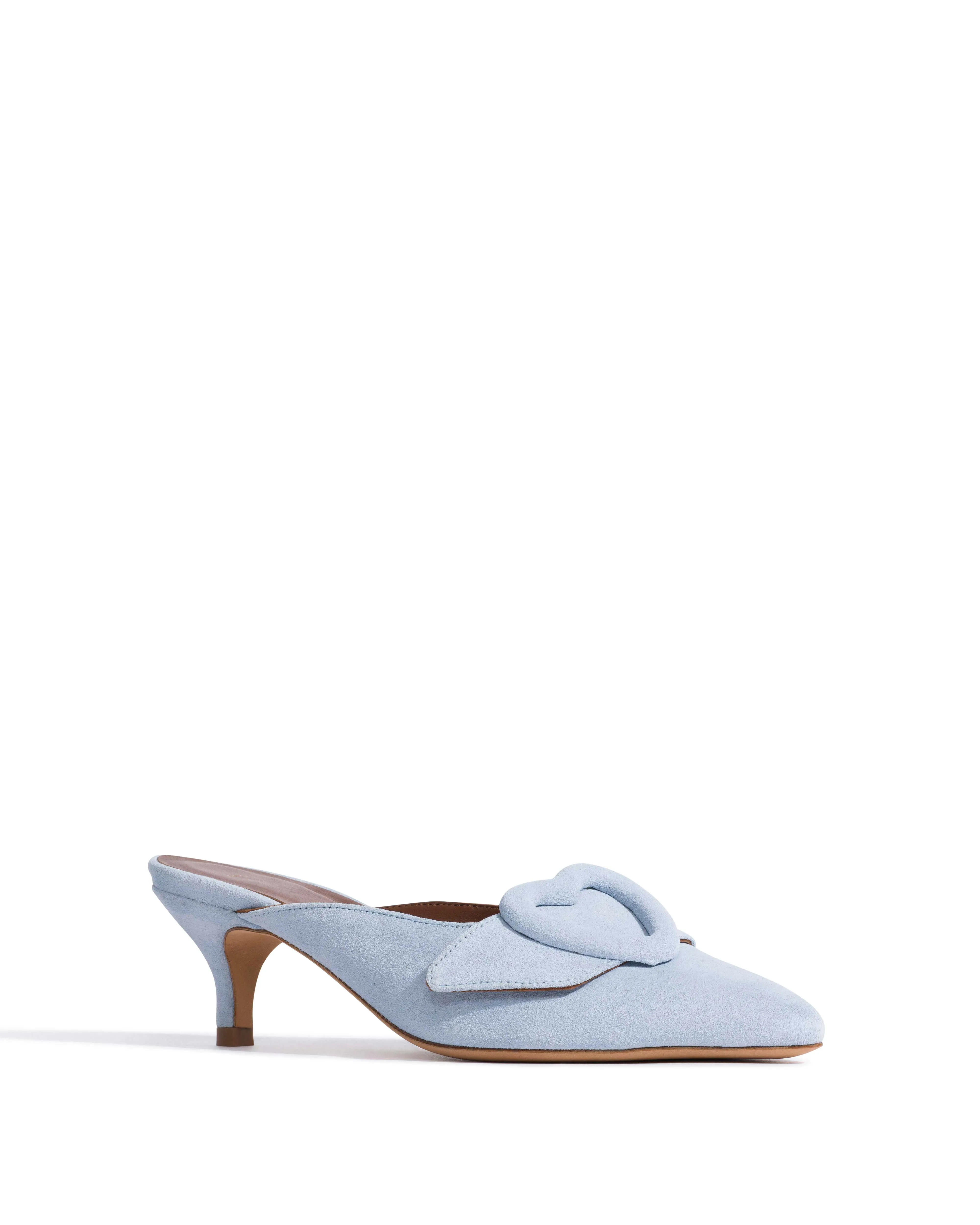 Shila 50 kitten Calf suede Porcelain blue sold by Anonymous Copenhagen product image thumbnail 2