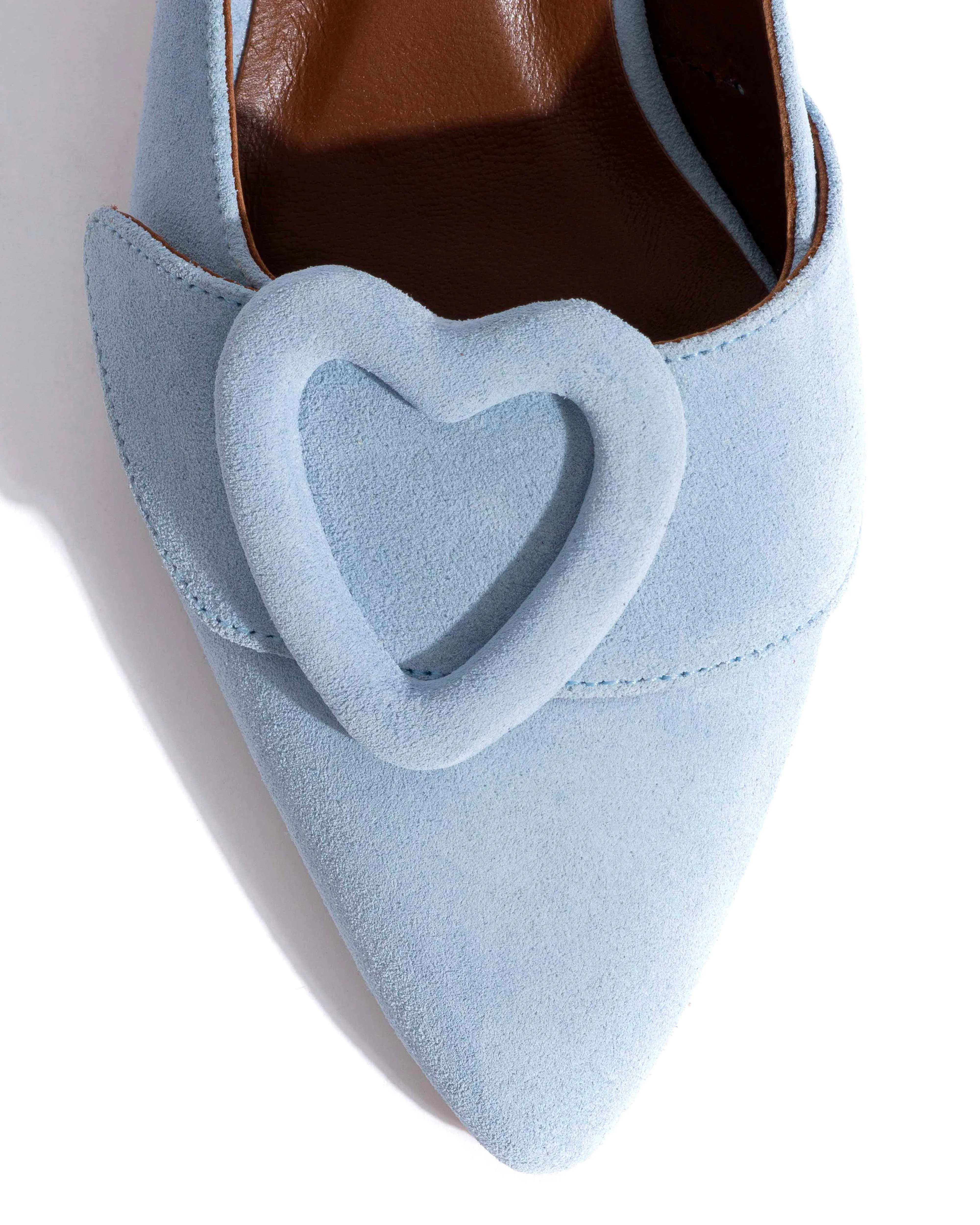 Shila 50 kitten Calf suede Porcelain blue sold by Anonymous Copenhagen product image thumbnail 5