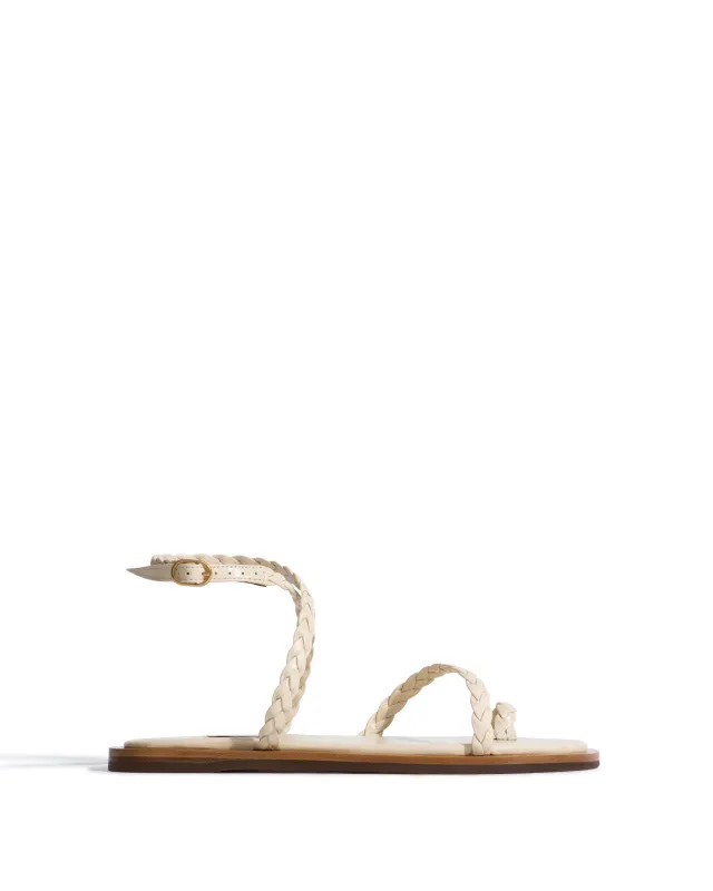 Cinca 10 hand-braided Hand-braided leather White sand made by Anonymous Copenhagen