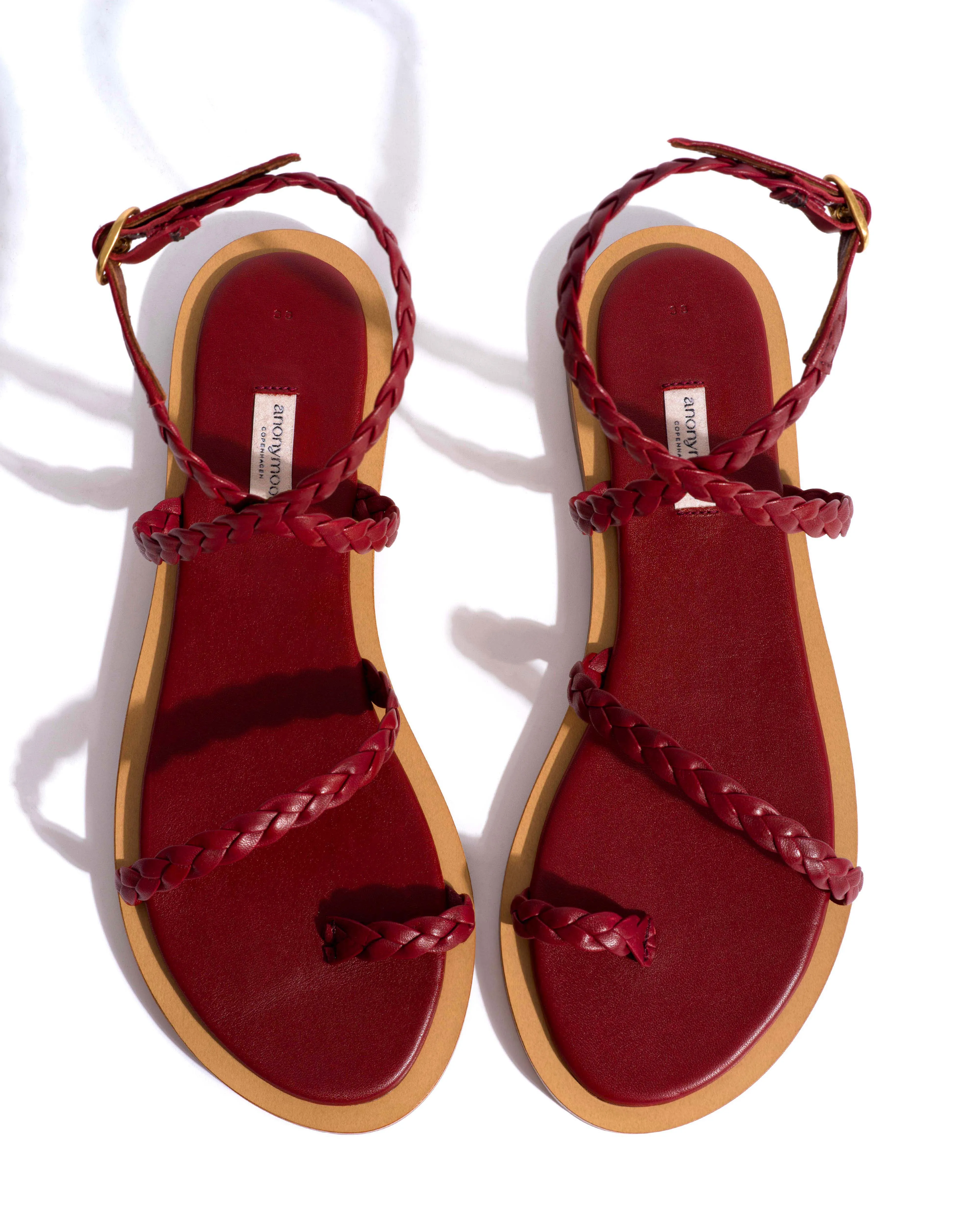 Cinca 10 hand-braided Hand-braided leather Pomegranate sold by Anonymous Copenhagen product image thumbnail 4