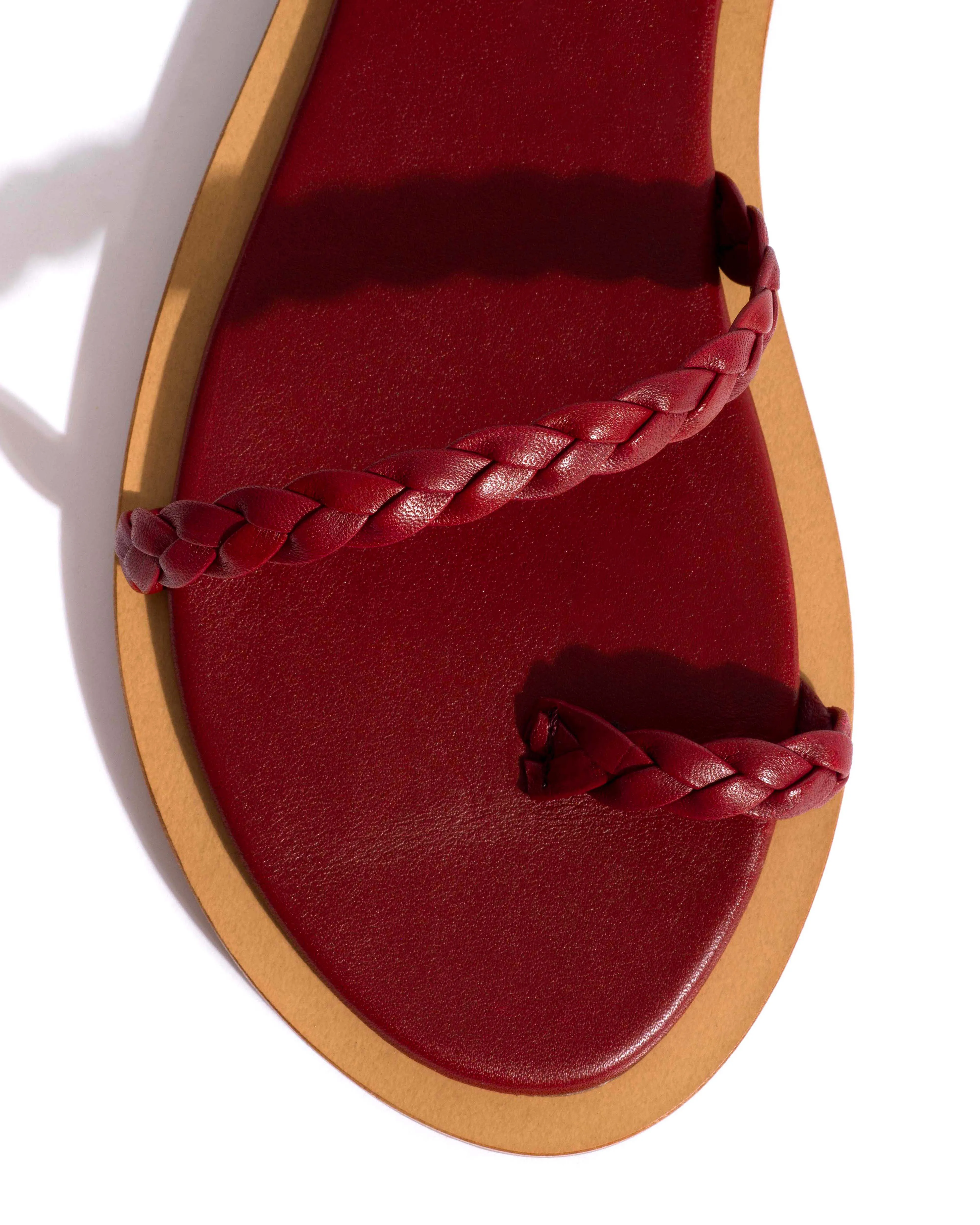 Cinca 10 hand-braided Hand-braided leather Pomegranate sold by Anonymous Copenhagen product image thumbnail 5