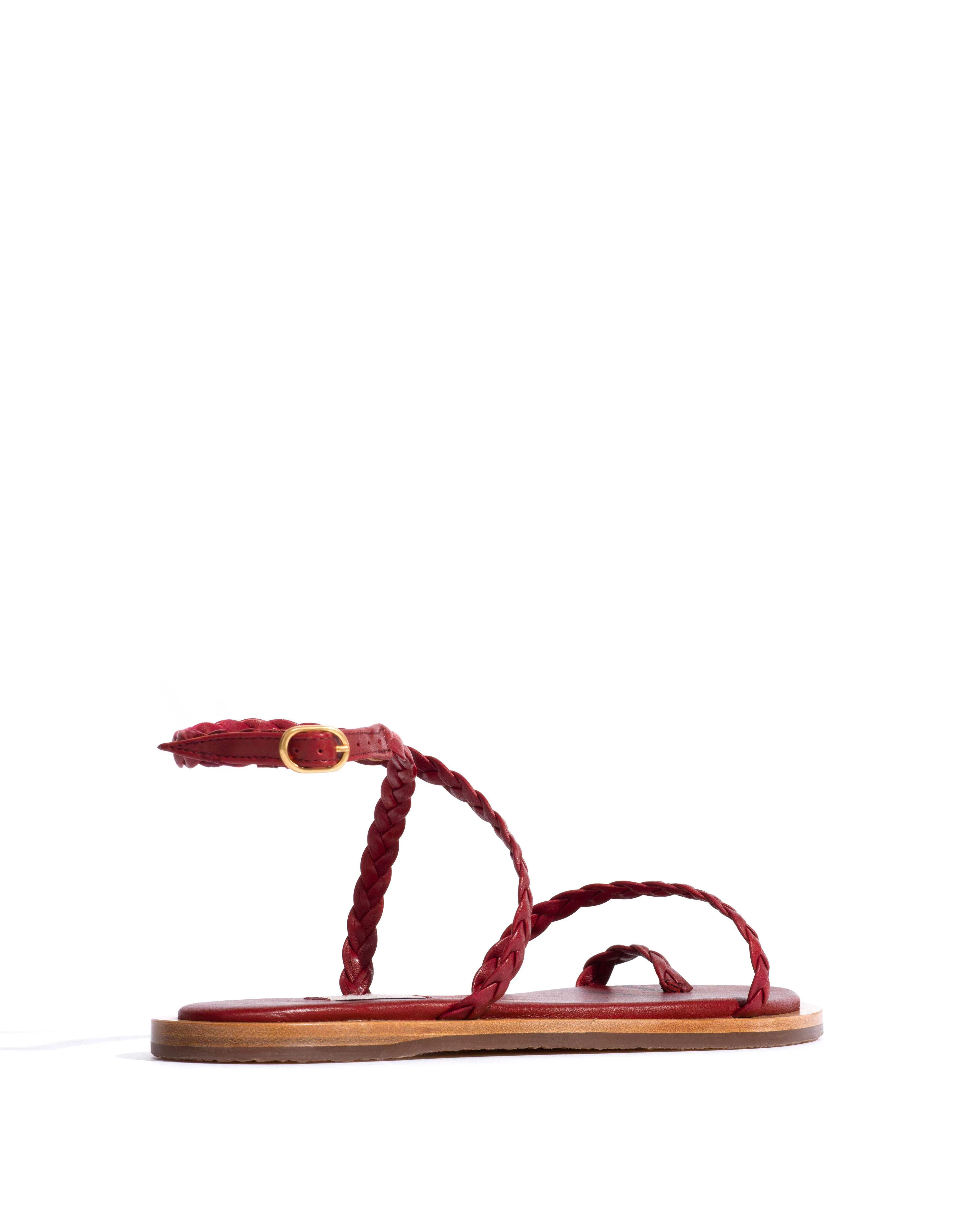 Cinca 10 hand-braided Hand-braided leather Pomegranate sold by Anonymous Copenhagen product image thumbnail 3