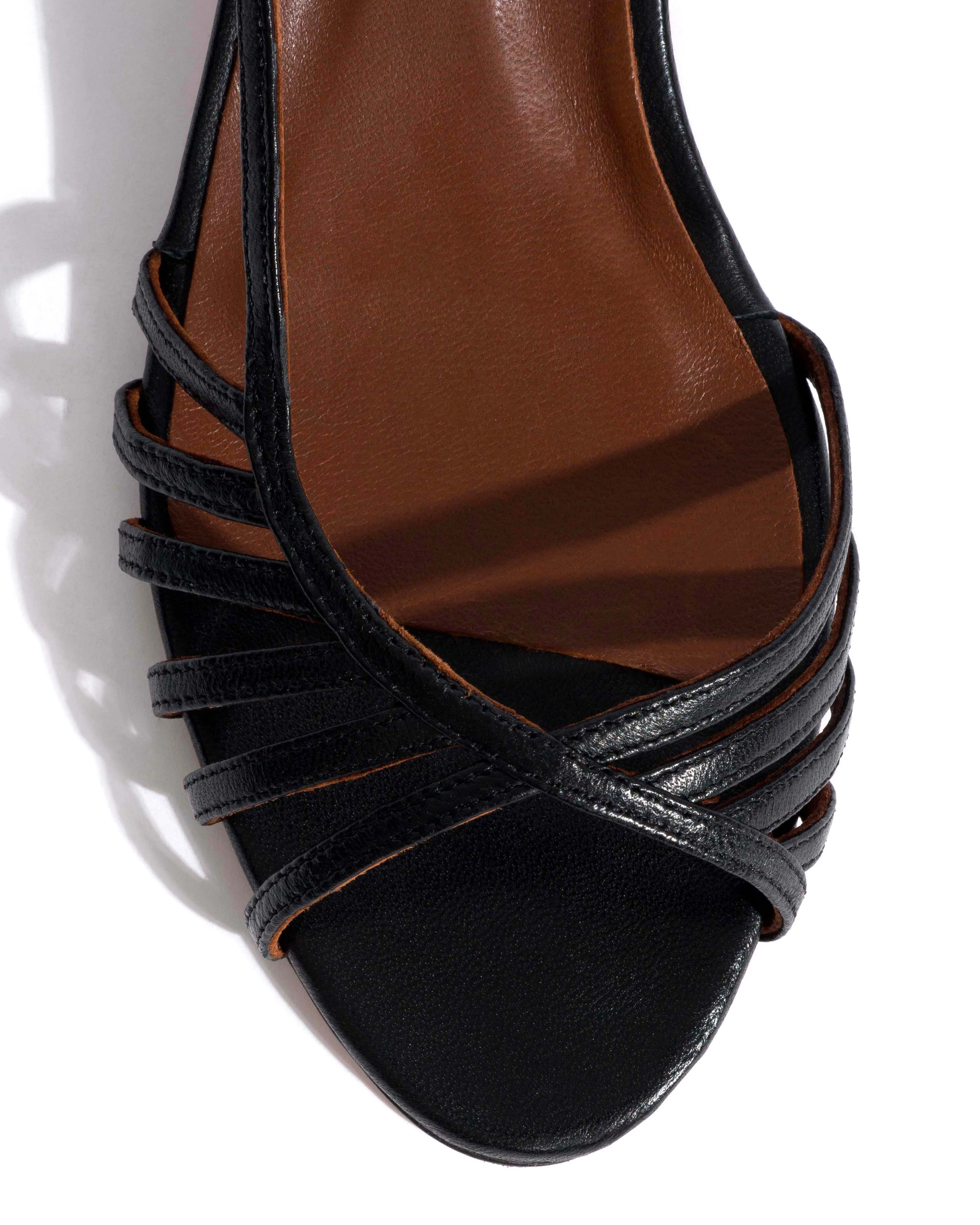 Carlota 40 Shiny lamb Black sold by Anonymous Copenhagen product image thumbnail 5