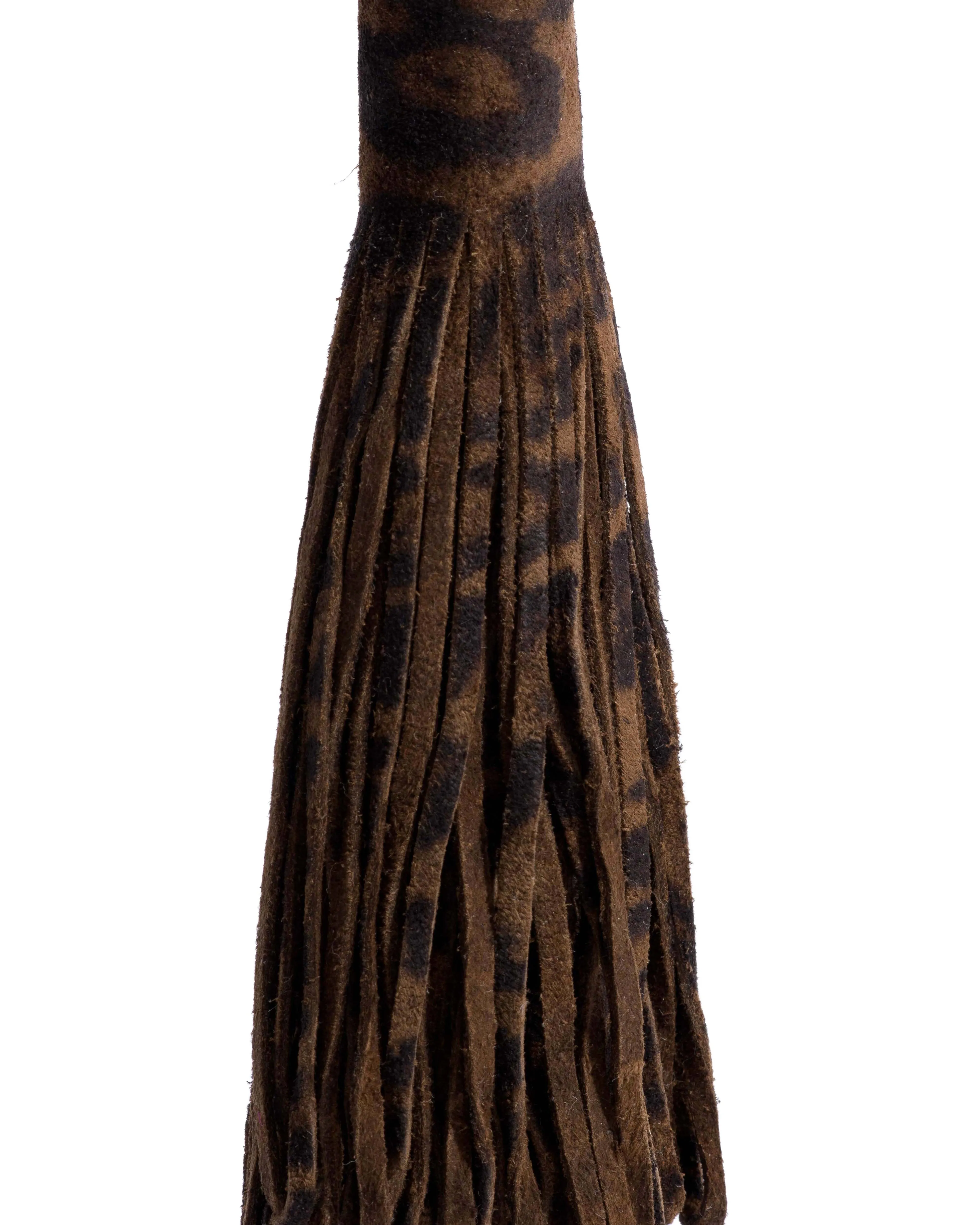 Katty fringe keyring Calf suede print Jaguar sold by Anonymous Copenhagen product image thumbnail 4