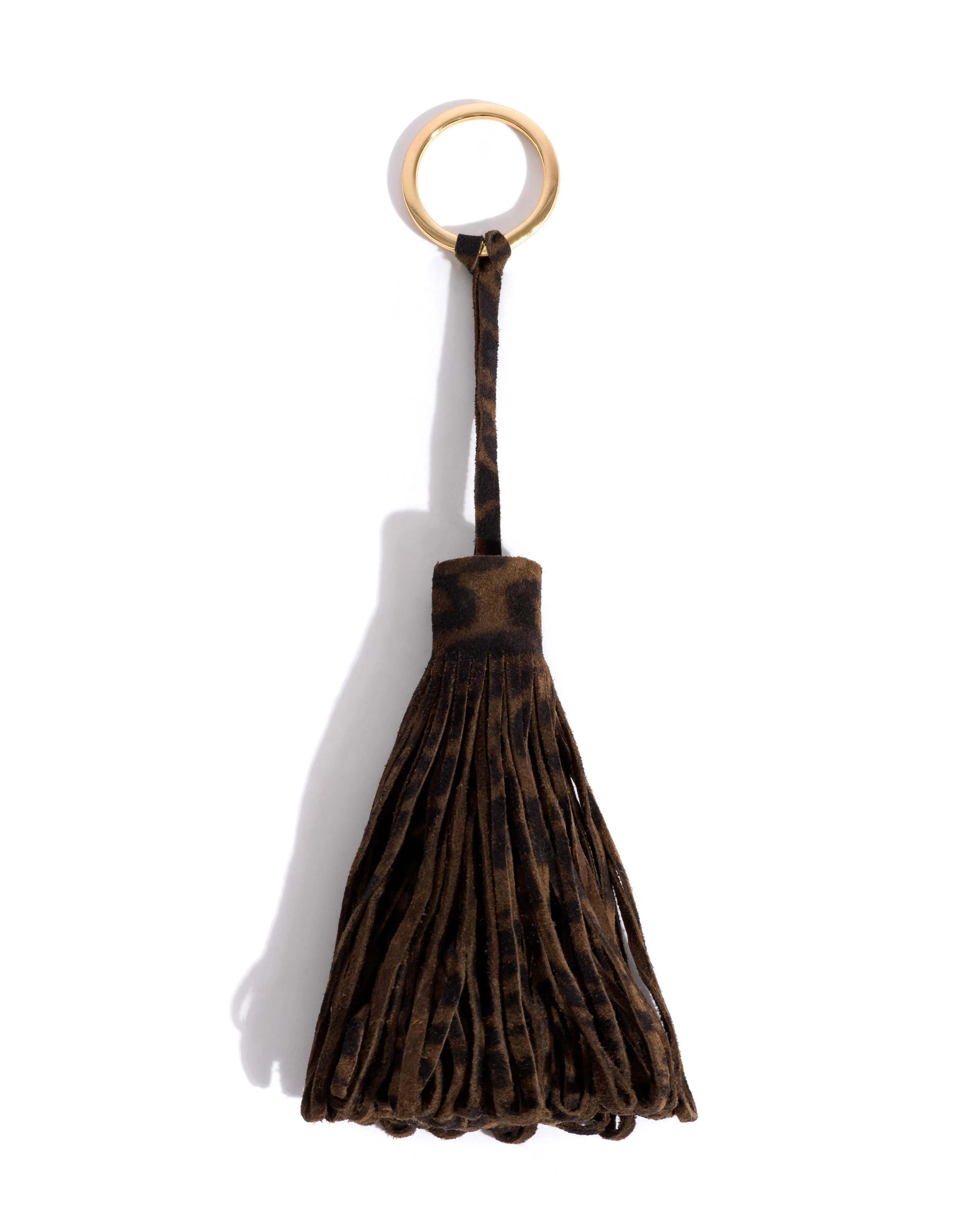 Katty fringe keyring Calf suede print Jaguar sold by Anonymous Copenhagen product image thumbnail 3
