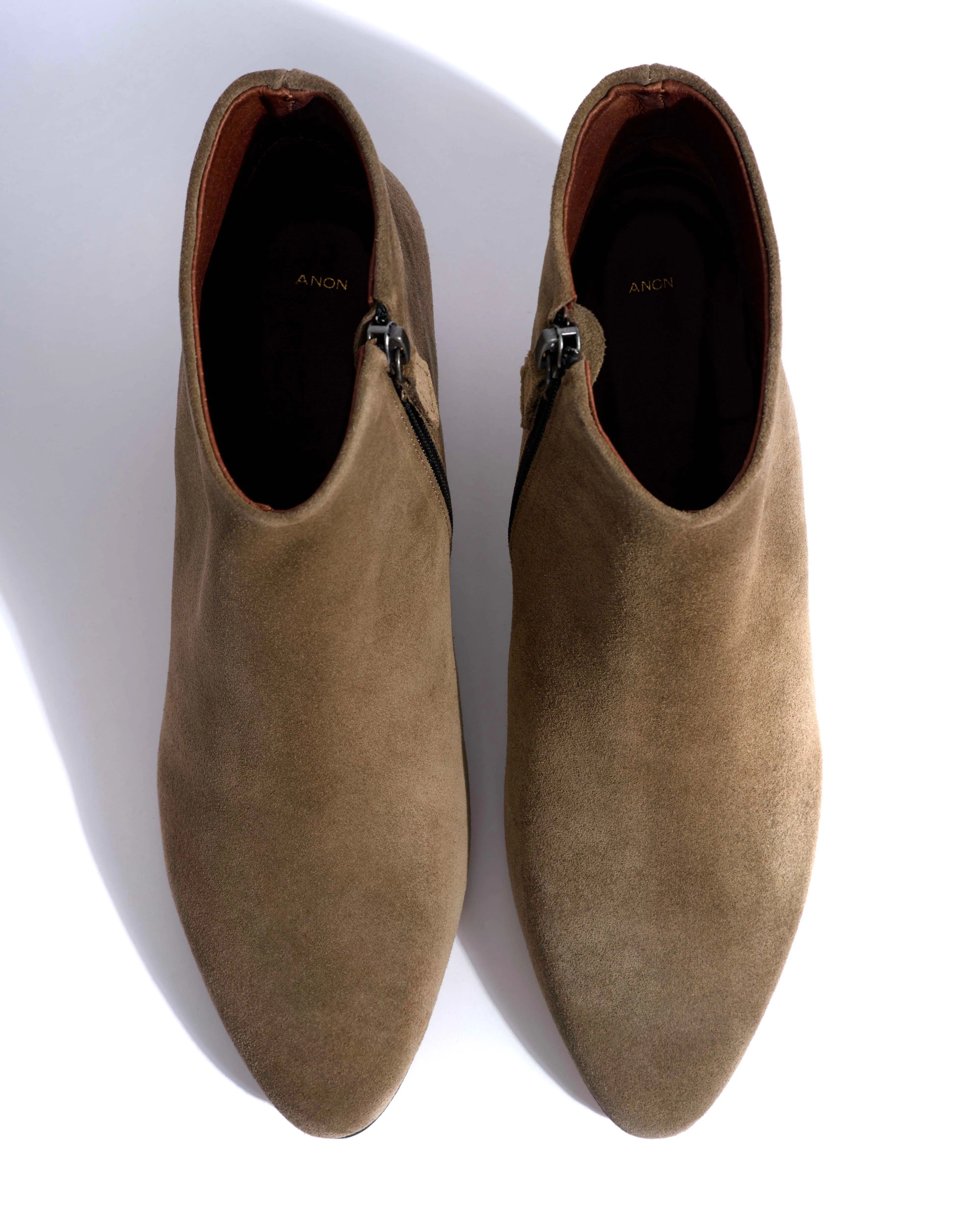 Kyra Calf suede Dried olive sold by Anonymous Copenhagen product image thumbnail 4