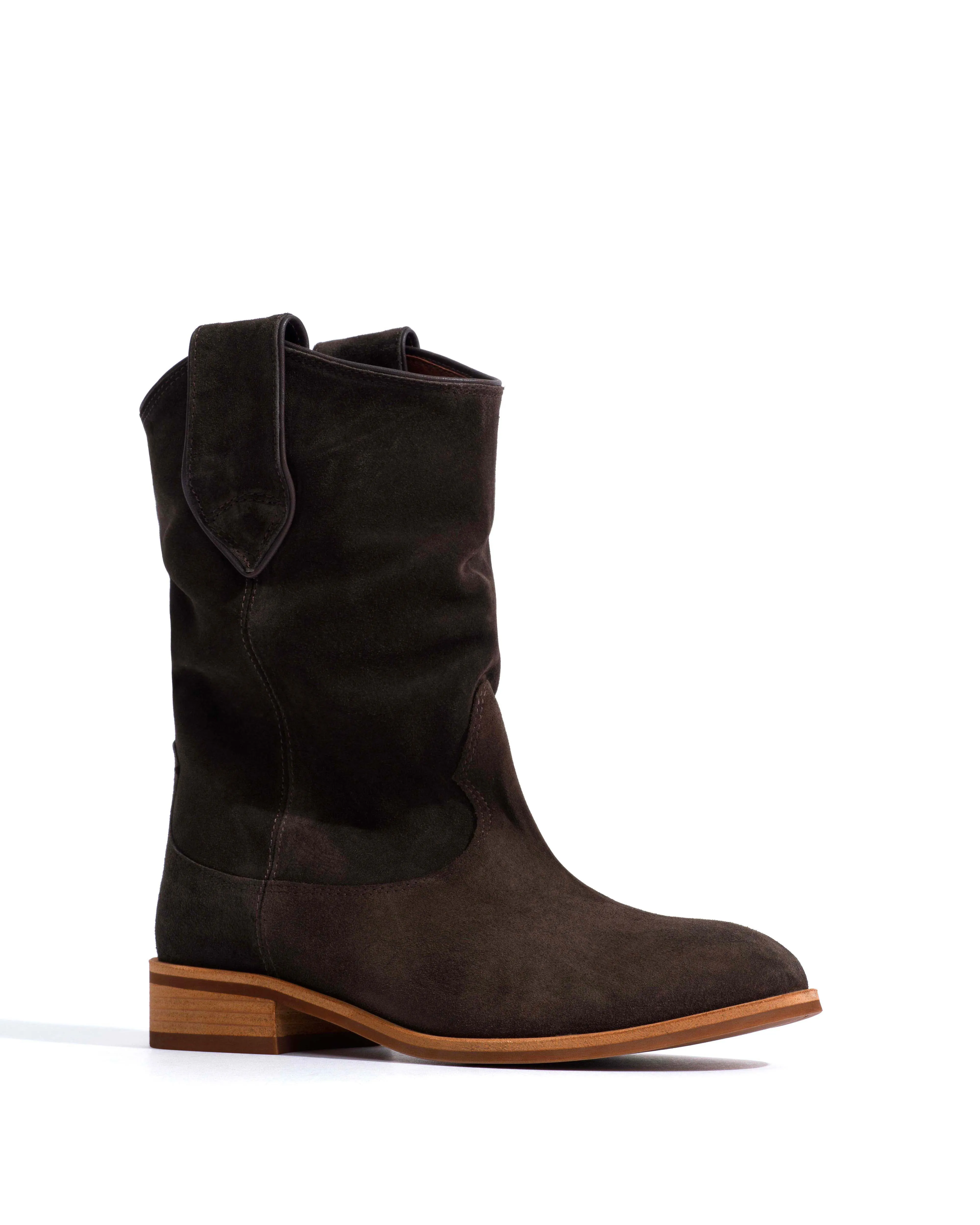 Claudia Calf suede Espresso brown sold by Anonymous Copenhagen product image thumbnail 2