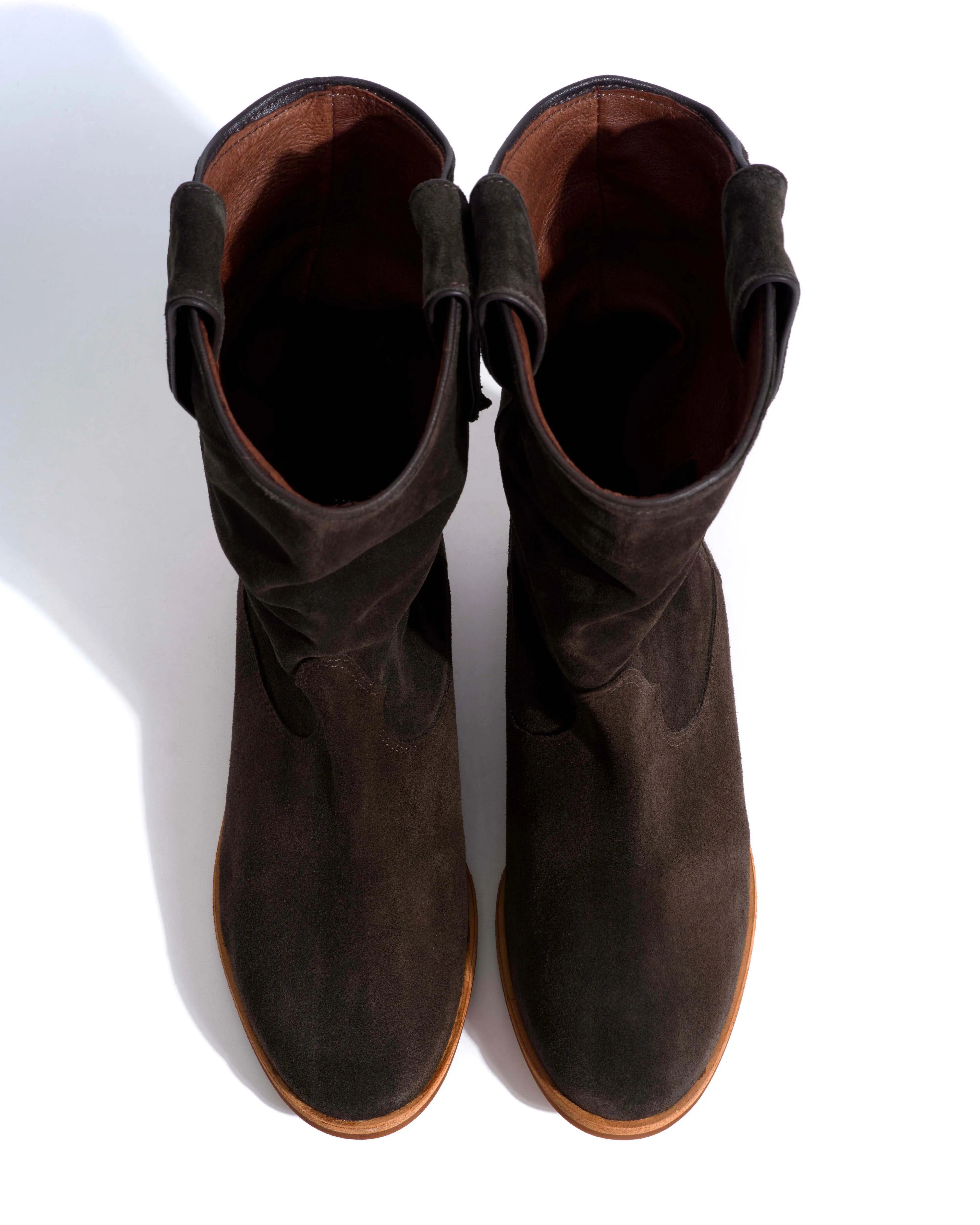 Claudia Calf suede Espresso brown sold by Anonymous Copenhagen product image thumbnail 4