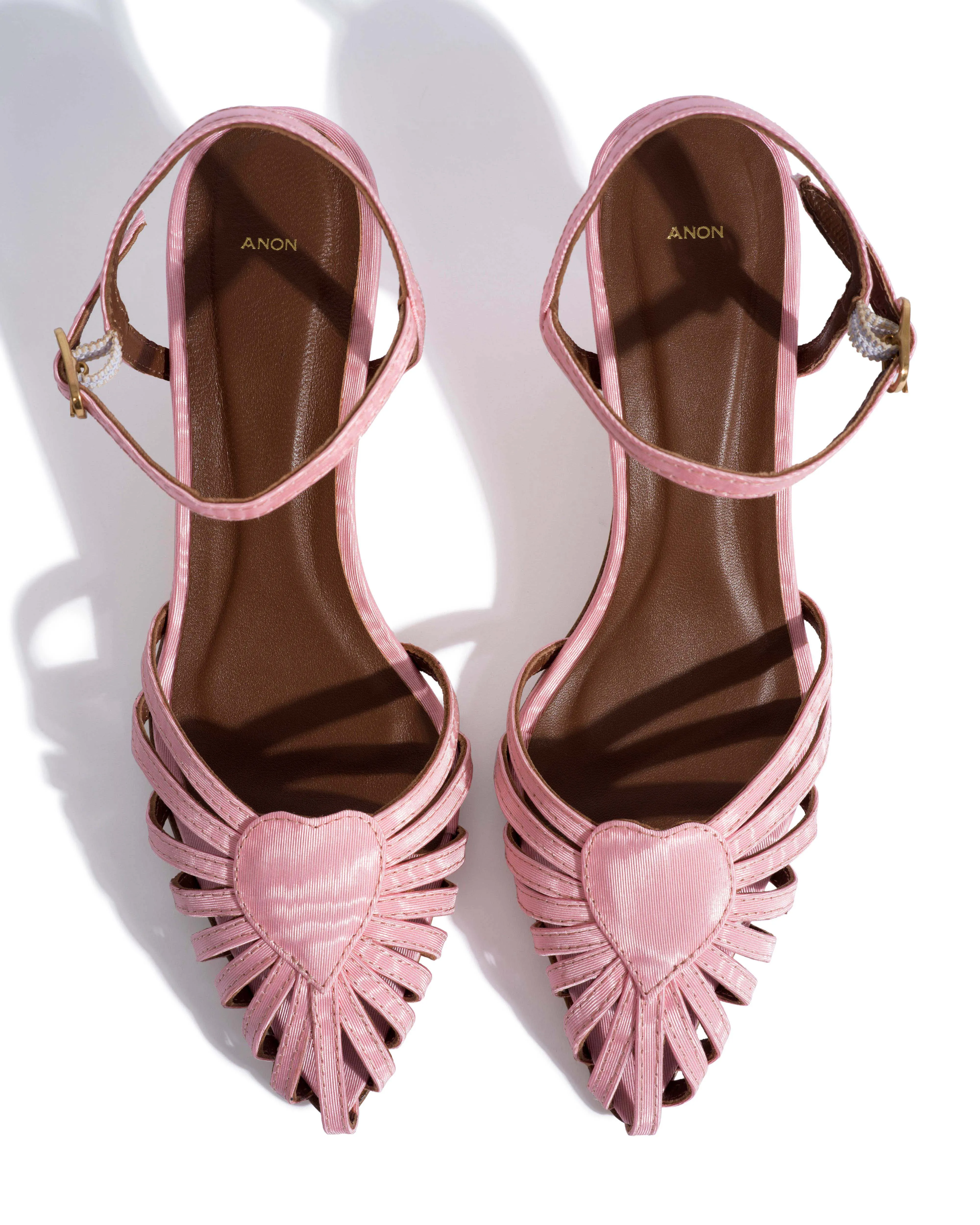 Keesha 55 Glossy moire Dreamy pink sold by Anonymous Copenhagen product image thumbnail 4