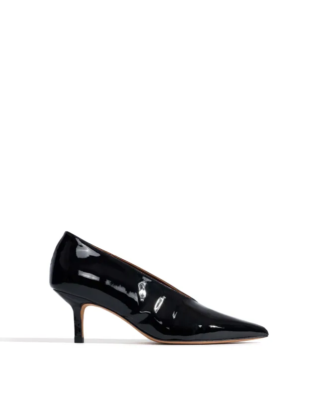 Phia 55 pin Polished soft calf Black made by Anonymous Copenhagen