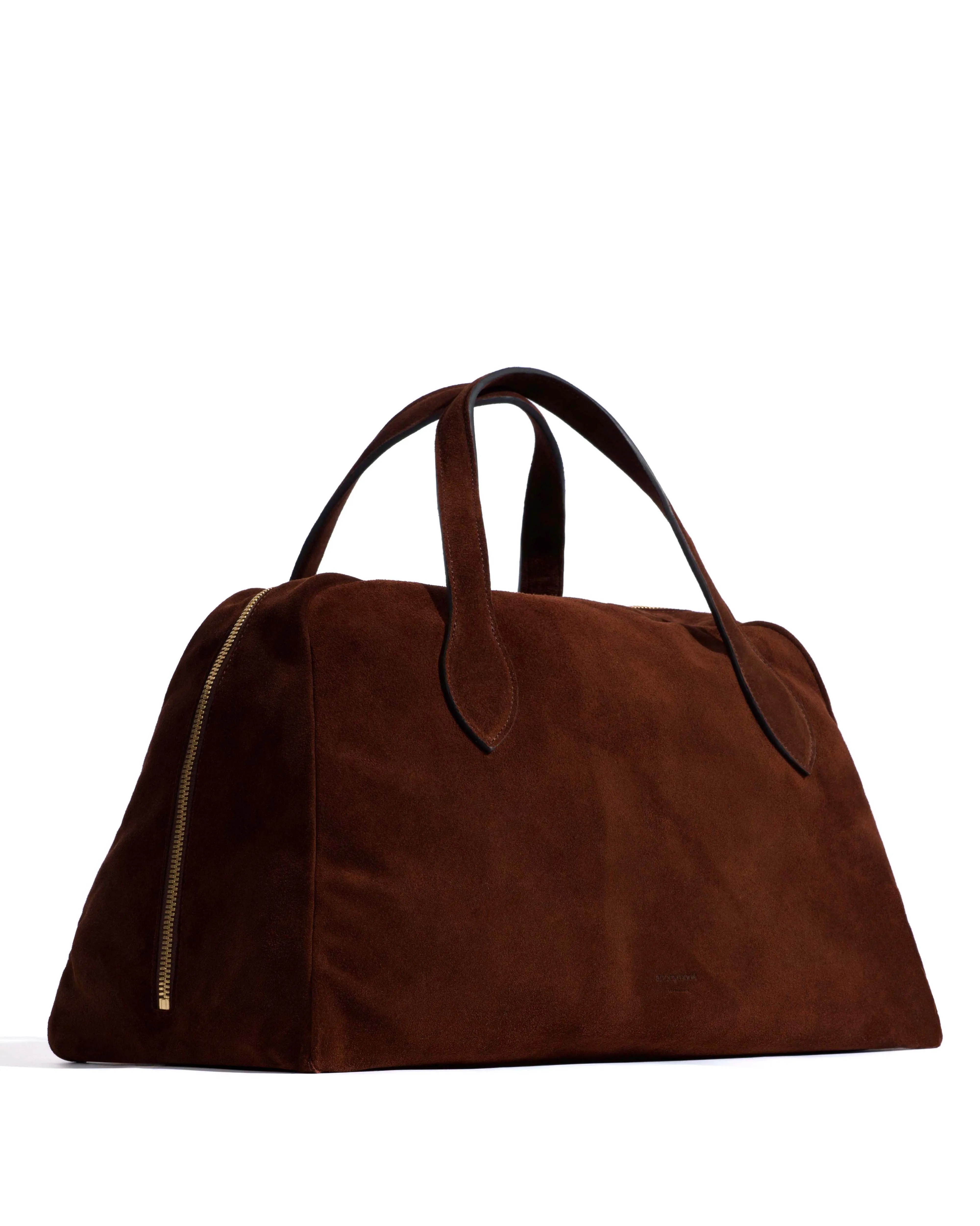 Weekend bowler Calf suede Chocolate sold by Anonymous Copenhagen product image thumbnail 2