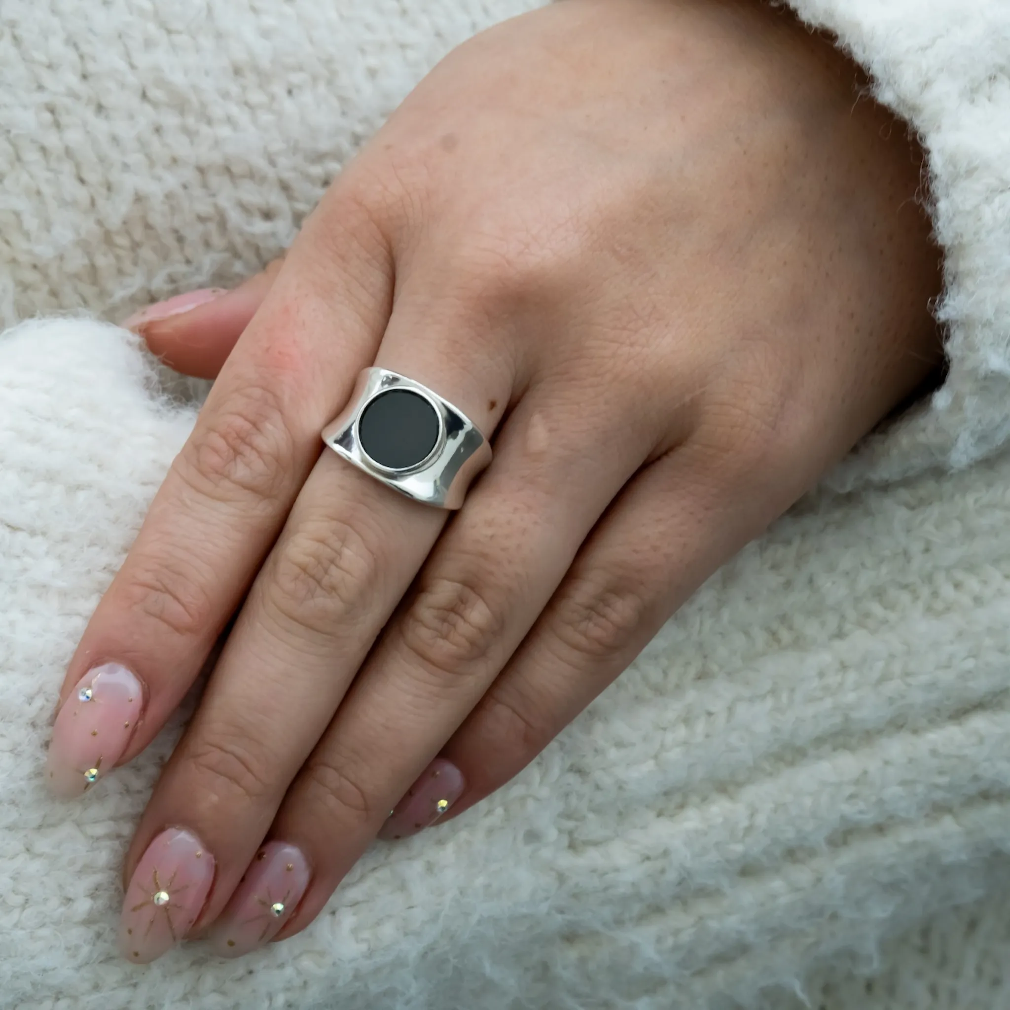 Women’s Ring - ARTEMIS - Elysium Black Diamond sold by Elysium Hope product image thumbnail 3