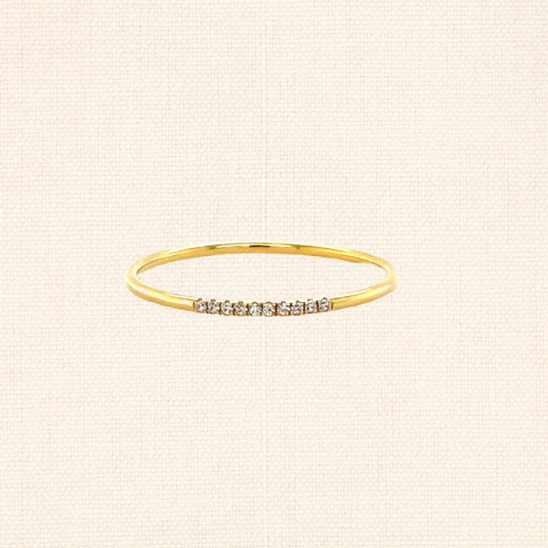 Dainty Pavé Ring sold by Elysium Hope