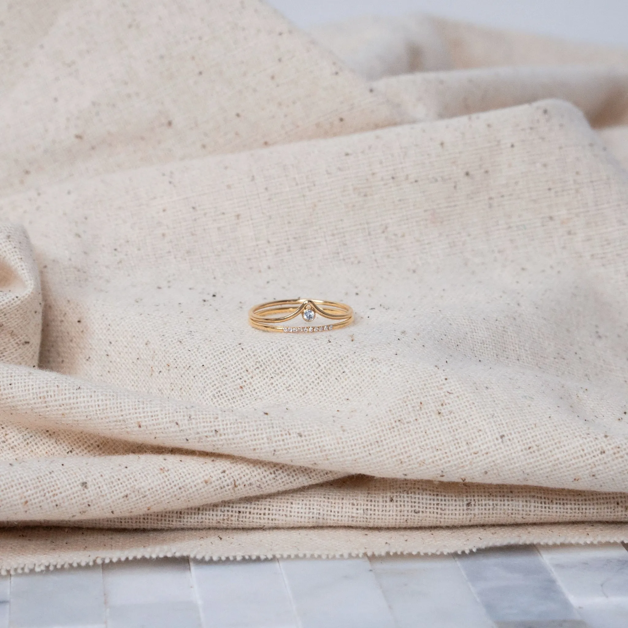 Dainty Pavé Ring sold by Elysium Hope product image thumbnail 3