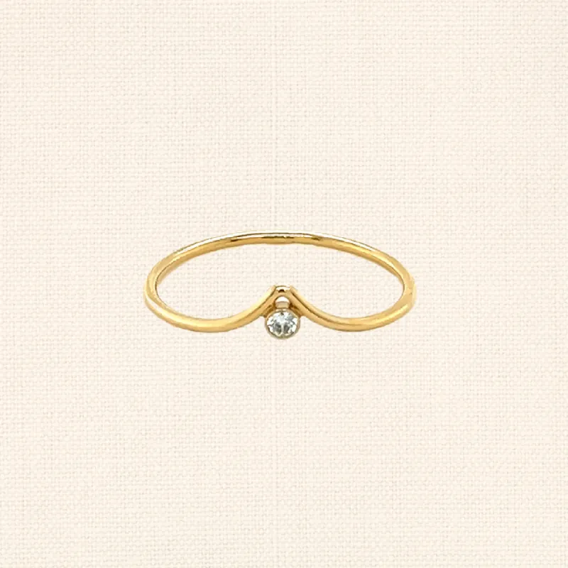 Petite Pavé Ring sold by Elysium Hope