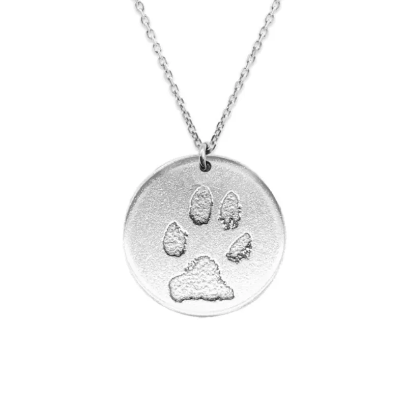 Sterling Silver - Image Disc Necklace - Pets Pendant (Archived) sold by Elysium Hope