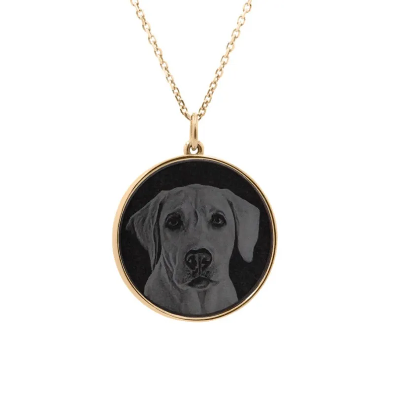 Mounted Black Diamond - Pets Pendant sold by Elysium Hope