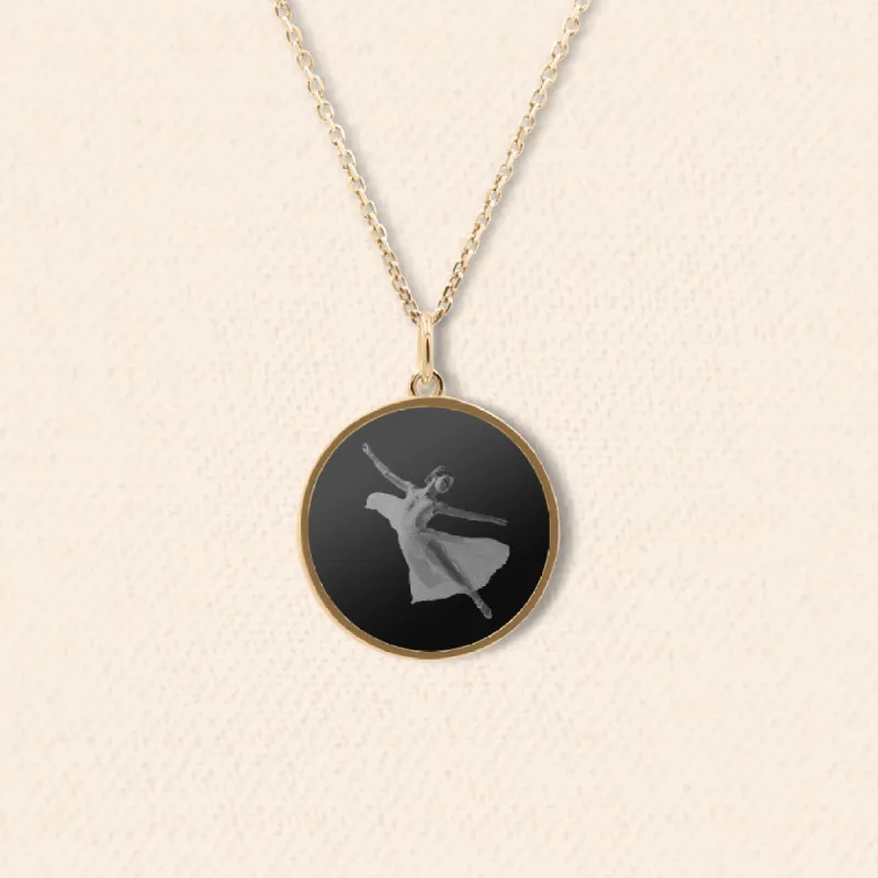 Custom Black Diamond Image Necklace sold by Elysium Hope