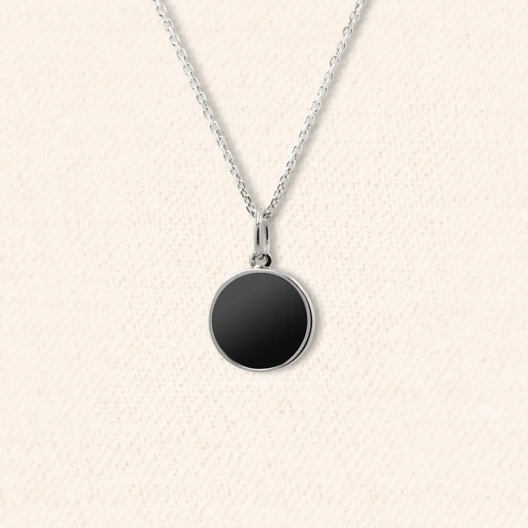 Custom Black Diamond Image Necklace sold by Elysium Hope product image thumbnail 2