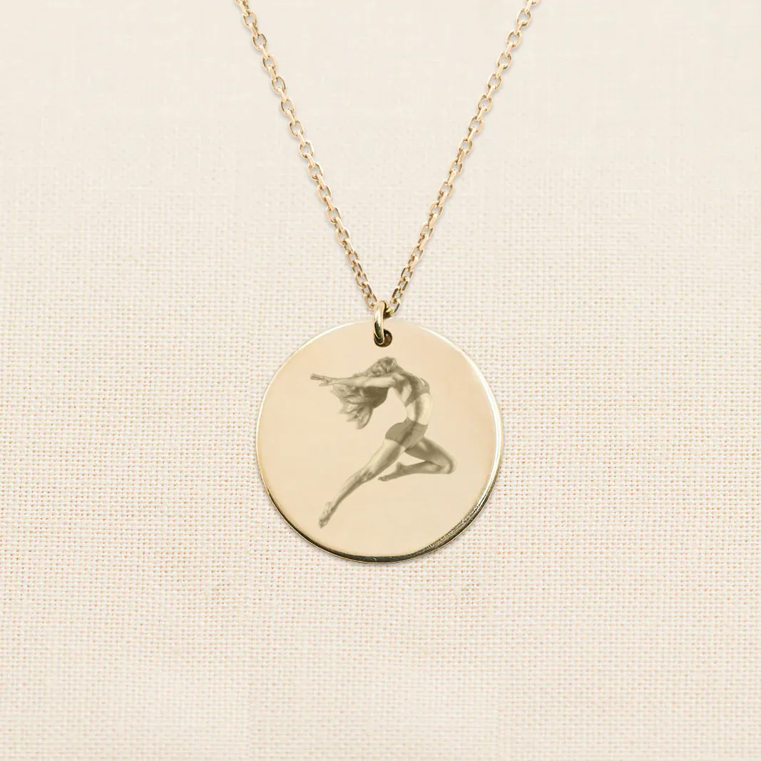 Darling Image Disc Necklace - 3/4" sold by Elysium Hope product image thumbnail 2