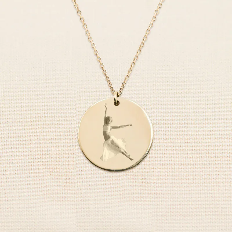 Darling Image Disc Necklace - 3/4" sold by Elysium Hope