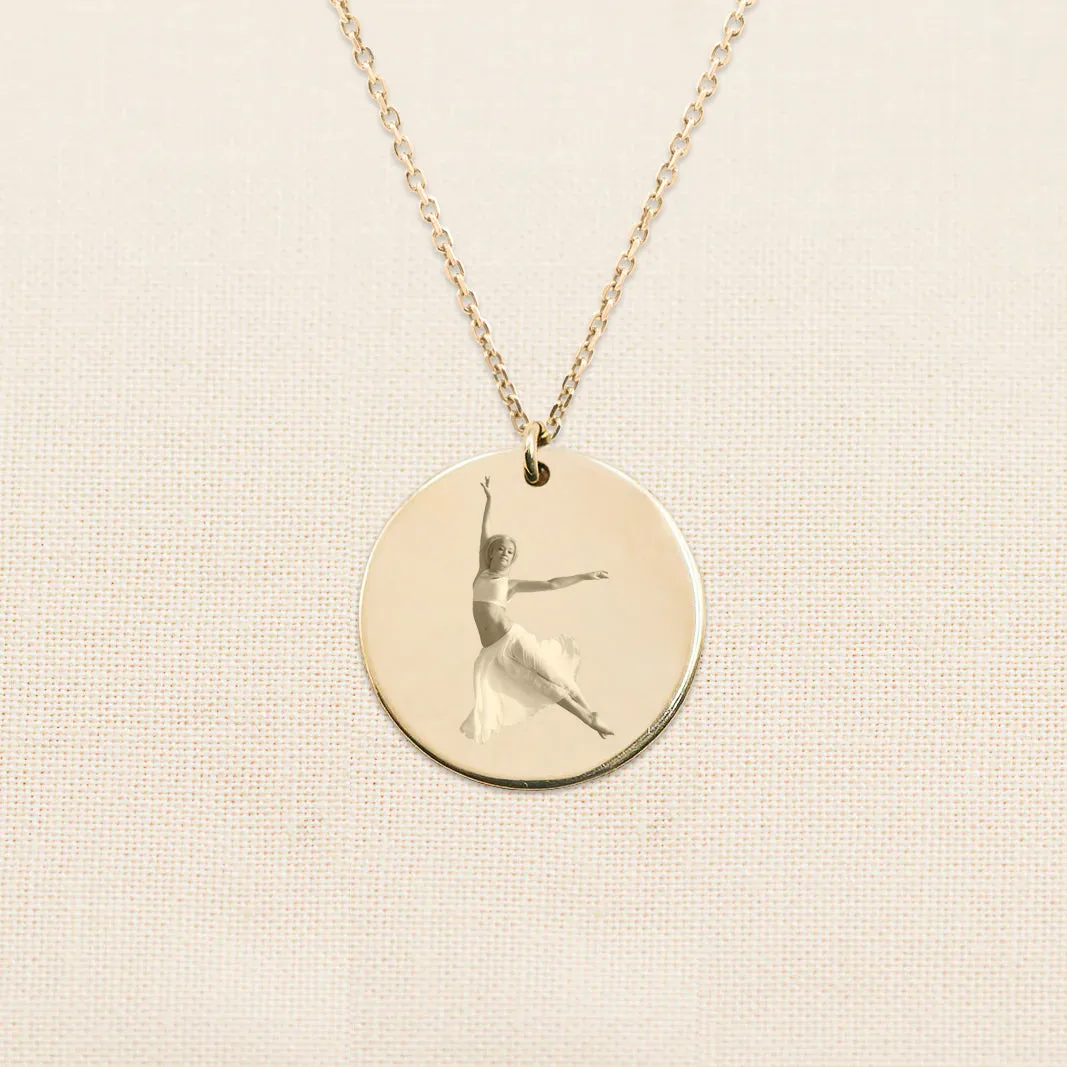 Darling Image Disc Necklace - 3/4" sold by Elysium Hope