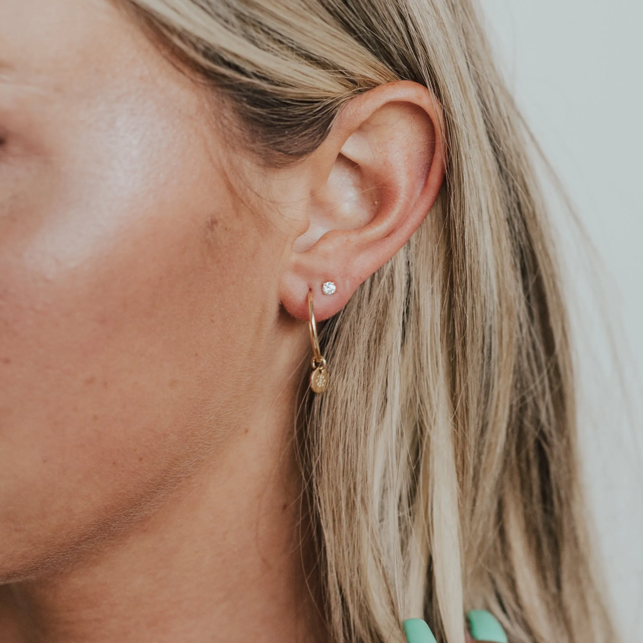 Custom Disc Earrings sold by Elysium Hope product image thumbnail 3