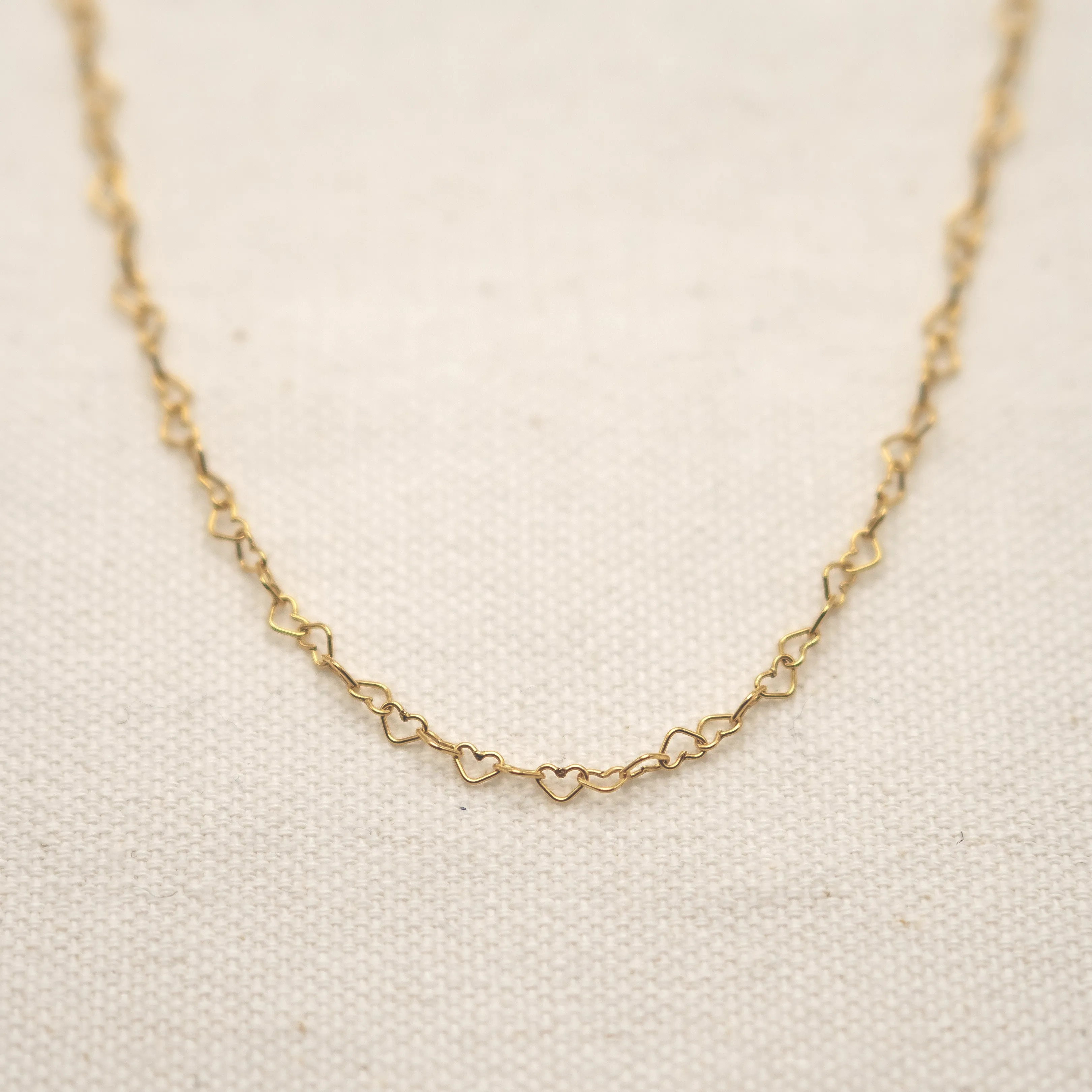 The Paris Heart Chain Necklace sold by Elysium Hope