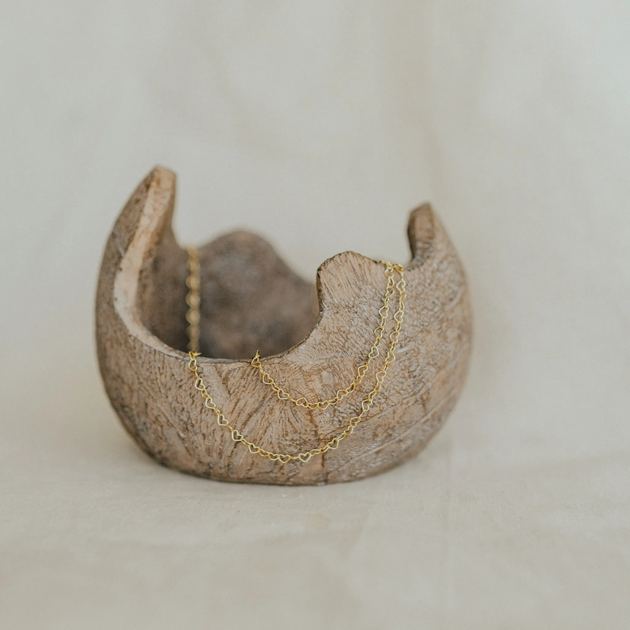 The Paris Heart Chain Necklace sold by Elysium Hope product image thumbnail 3