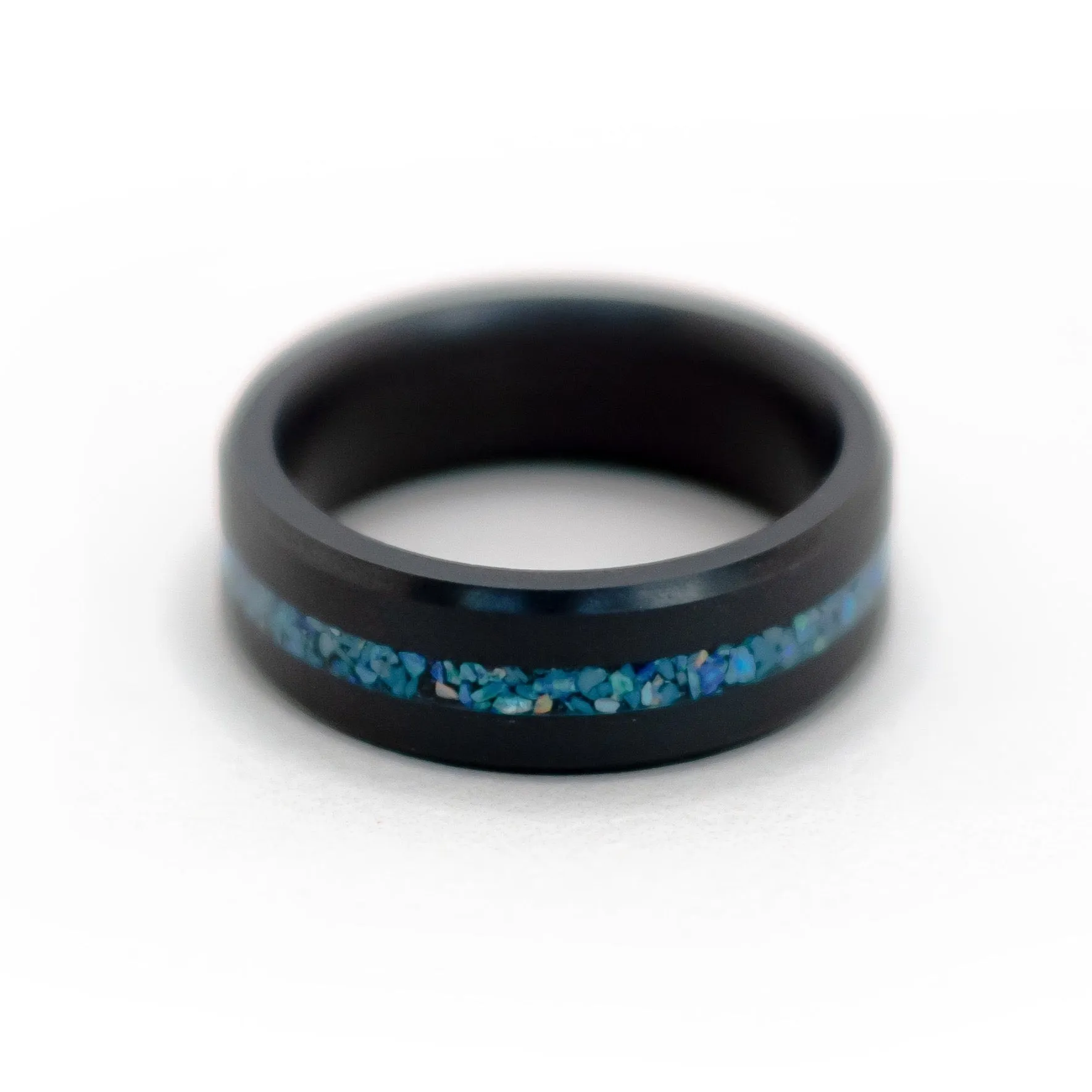 Ares Beveled Opal Inlay Ring sold by Elysium Hope product image thumbnail 2