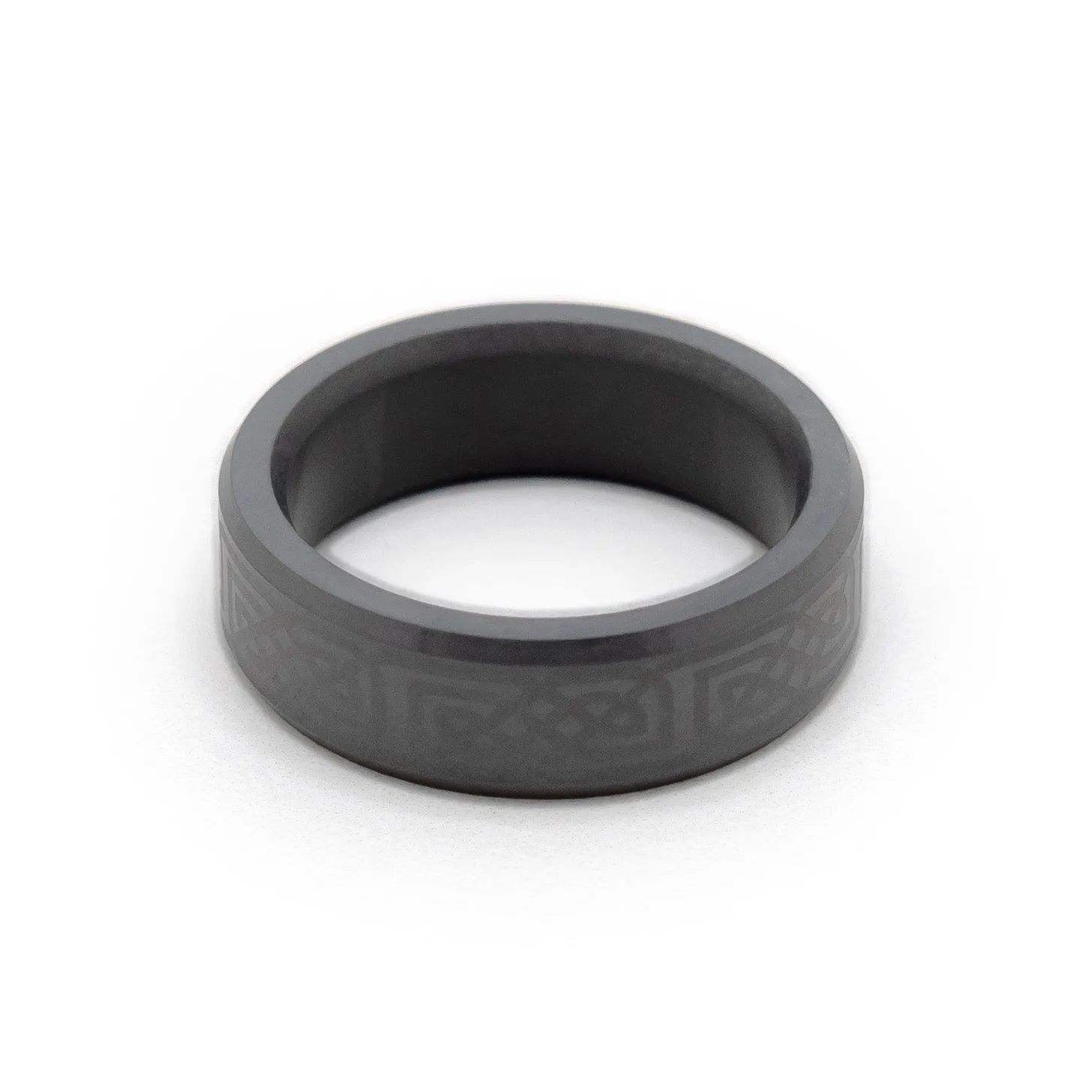 Ares Beveled Celtic Laser Ring 7mm sold by Elysium Hope product image thumbnail 2